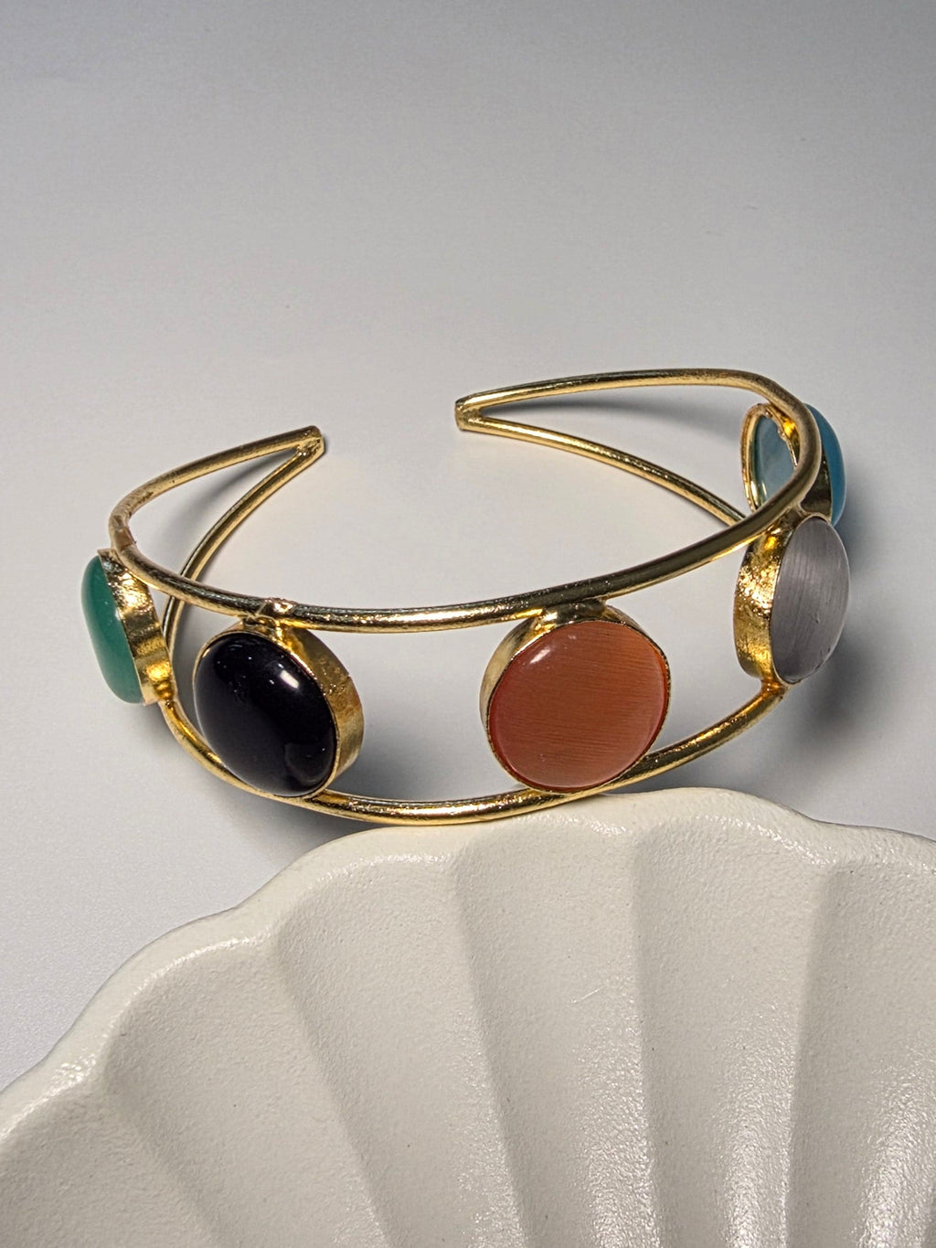 Multi-Colour Stone Bracelet