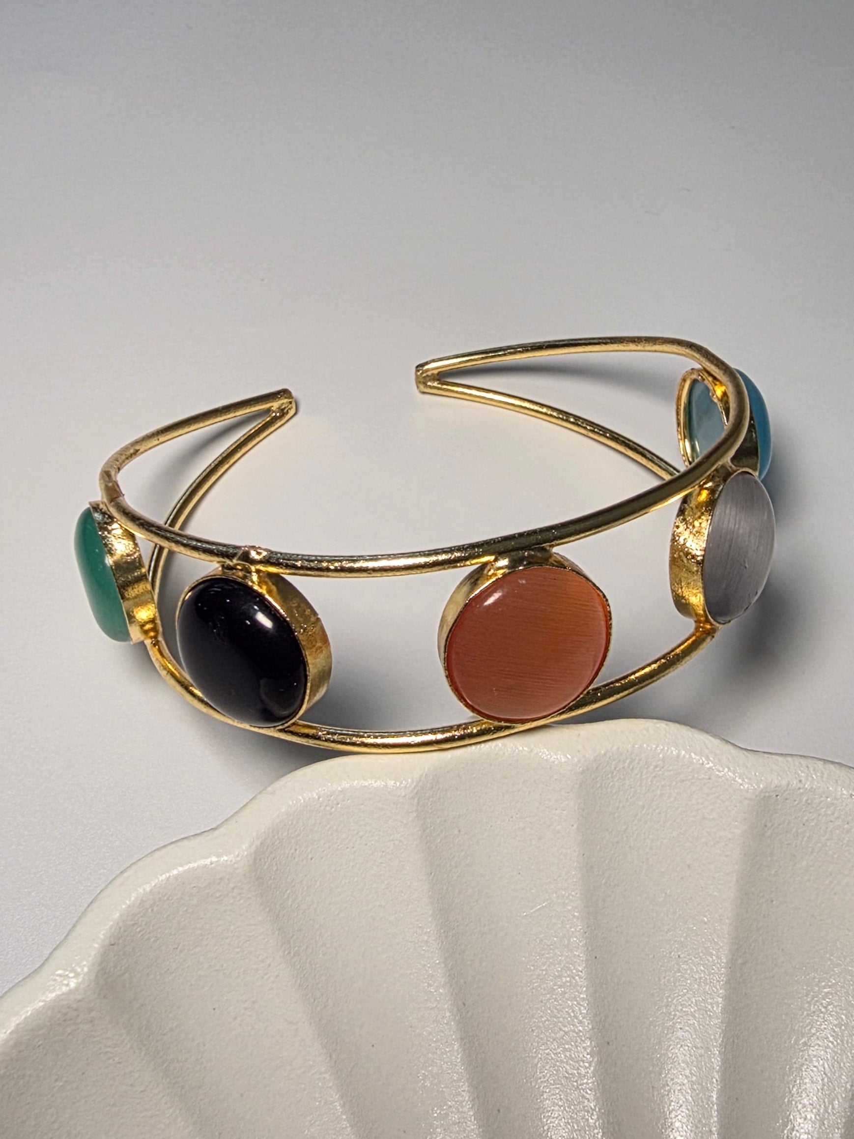 Multi-Colour Stone Bracelet