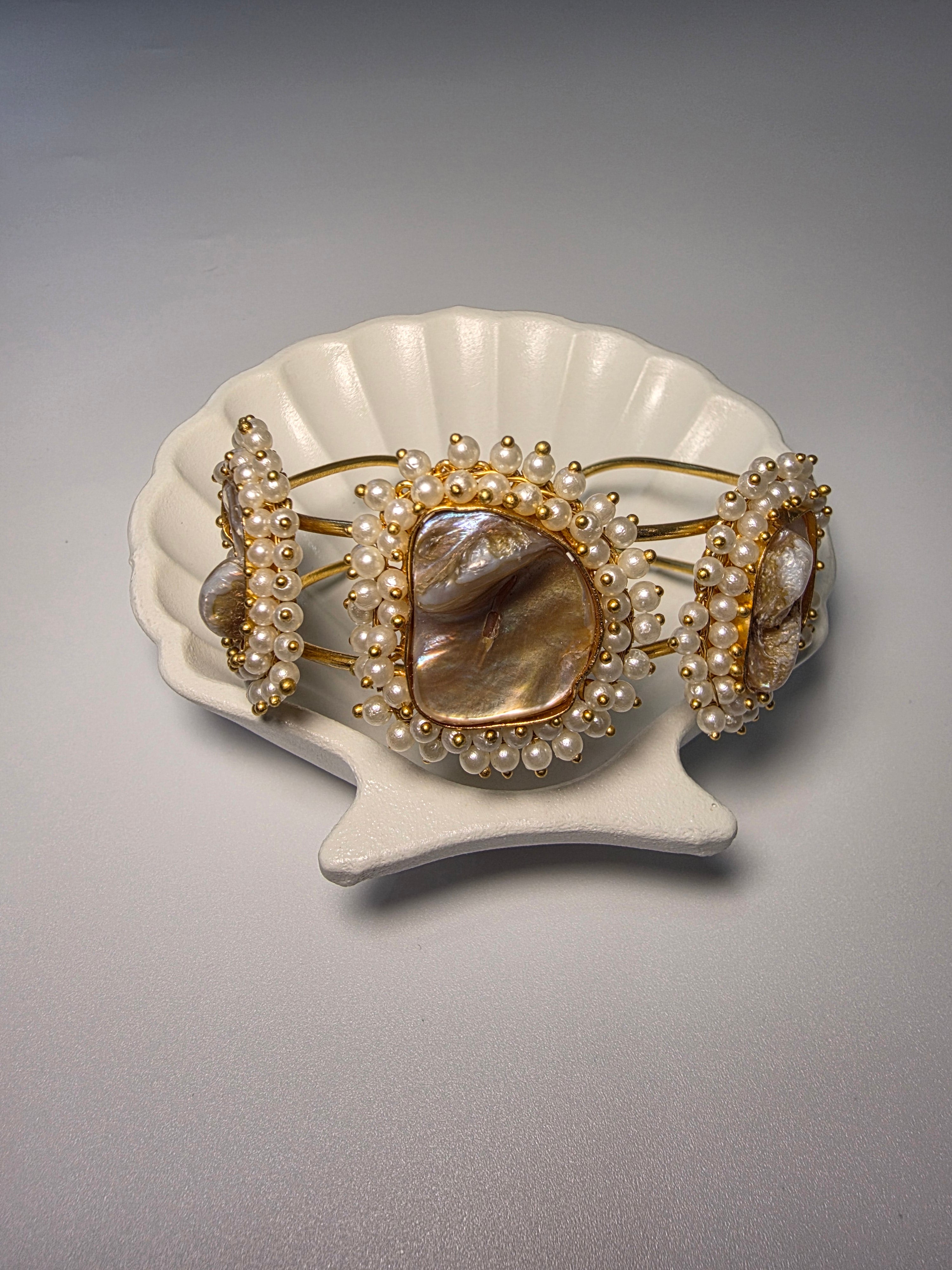 Pearl Cluster Cuff