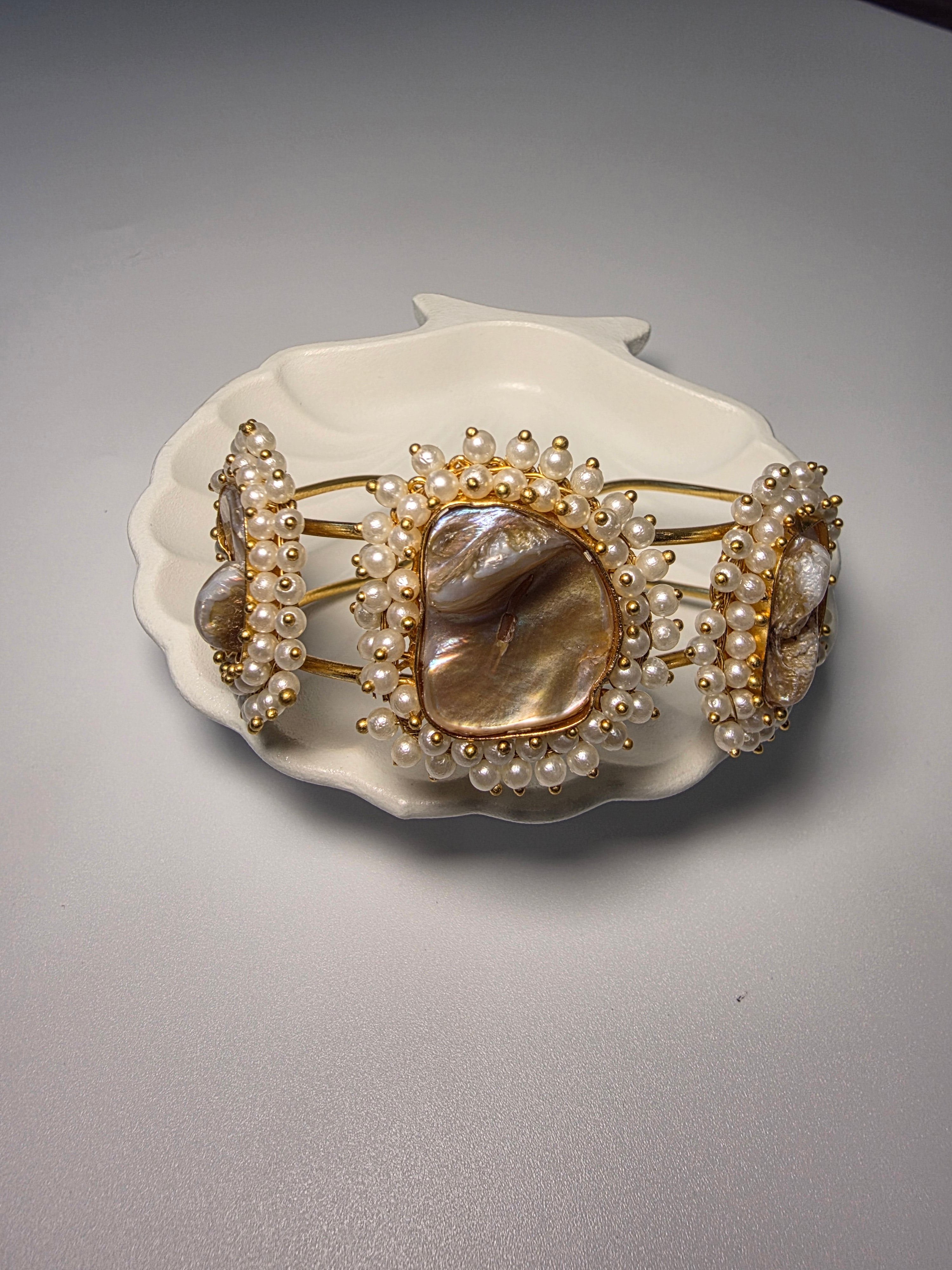 Pearl Cluster Cuff