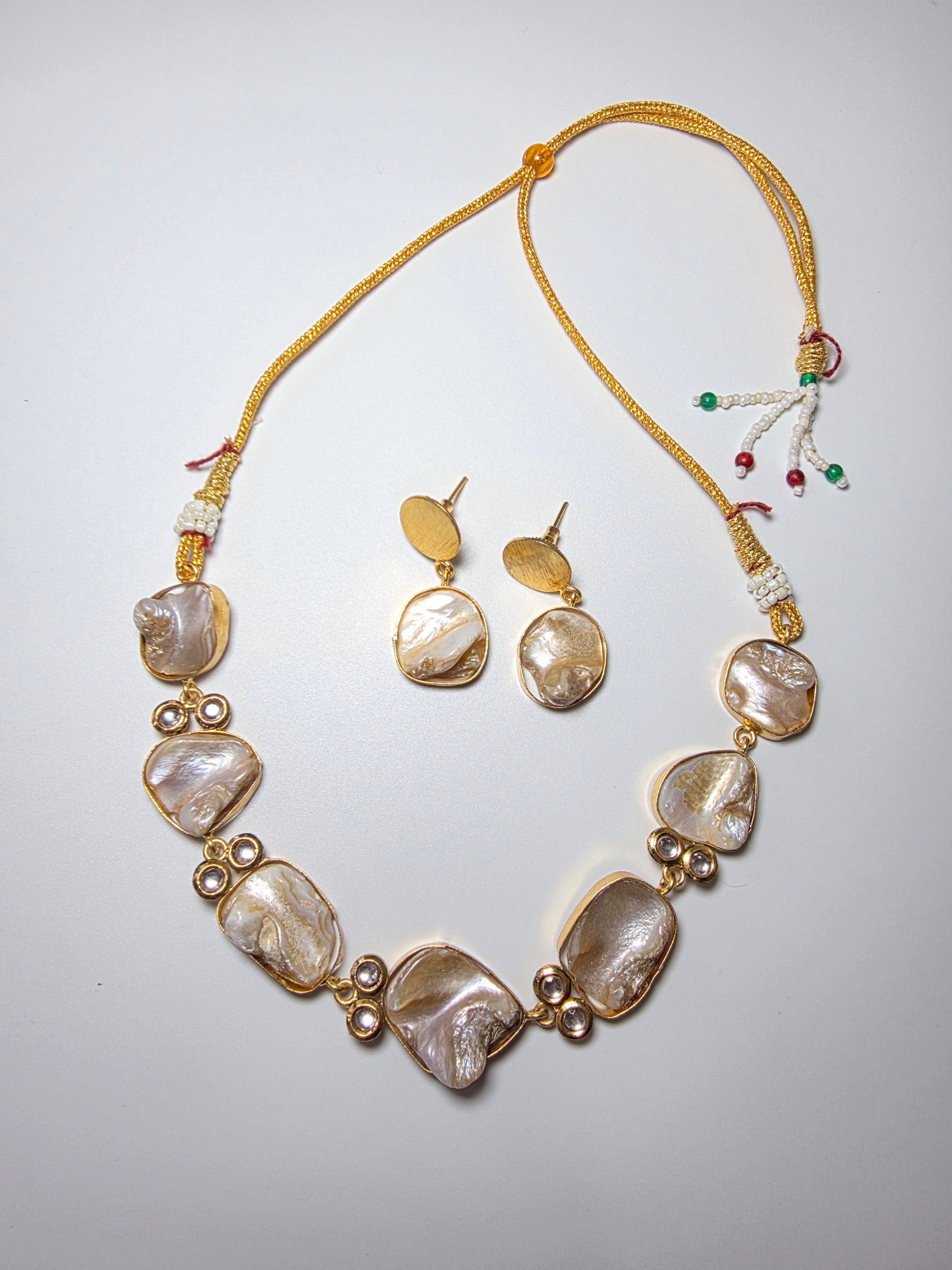 Baroque Pearl Choker Set