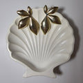 Metal Leaf Studs