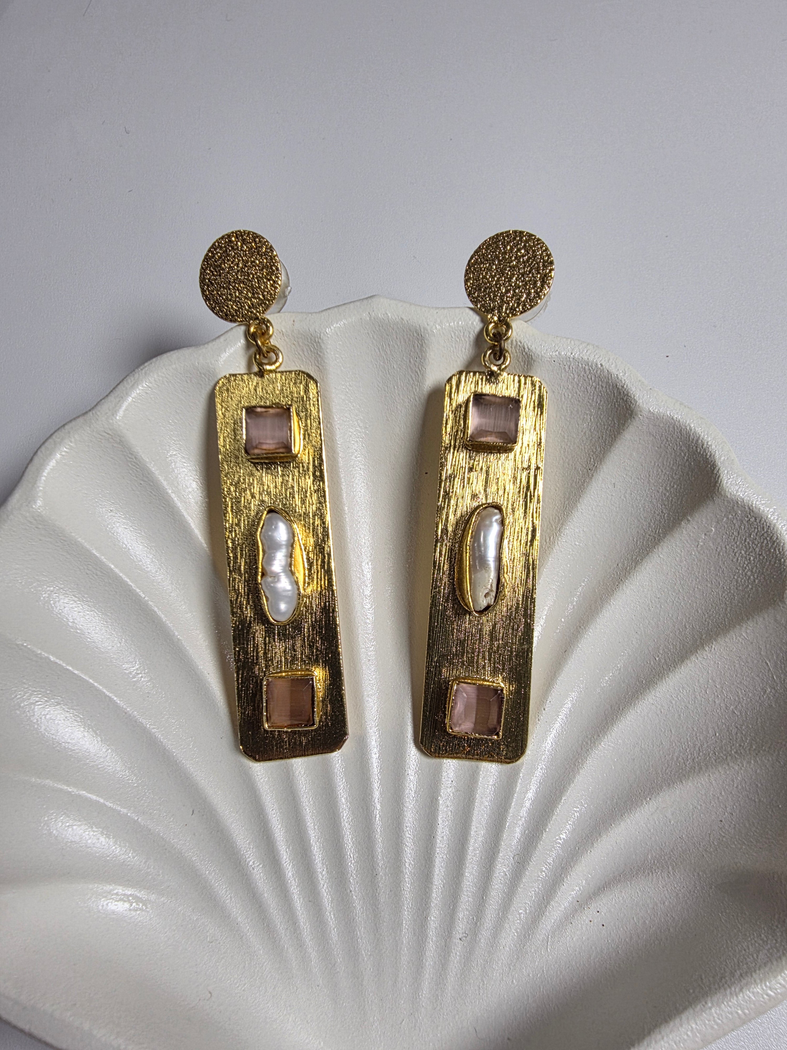 Baroque Pearl Earrings