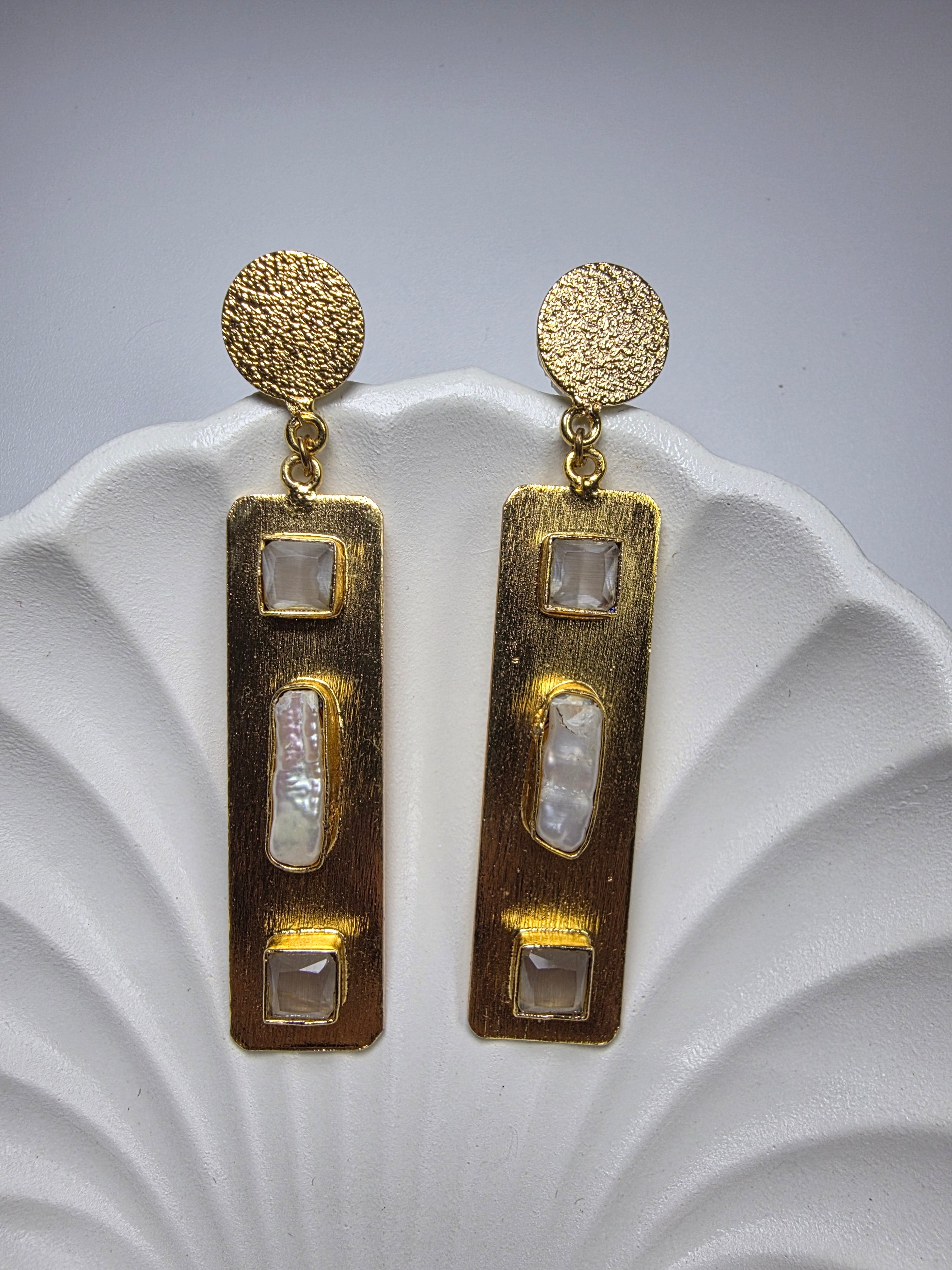 Baroque Pearl Earrings