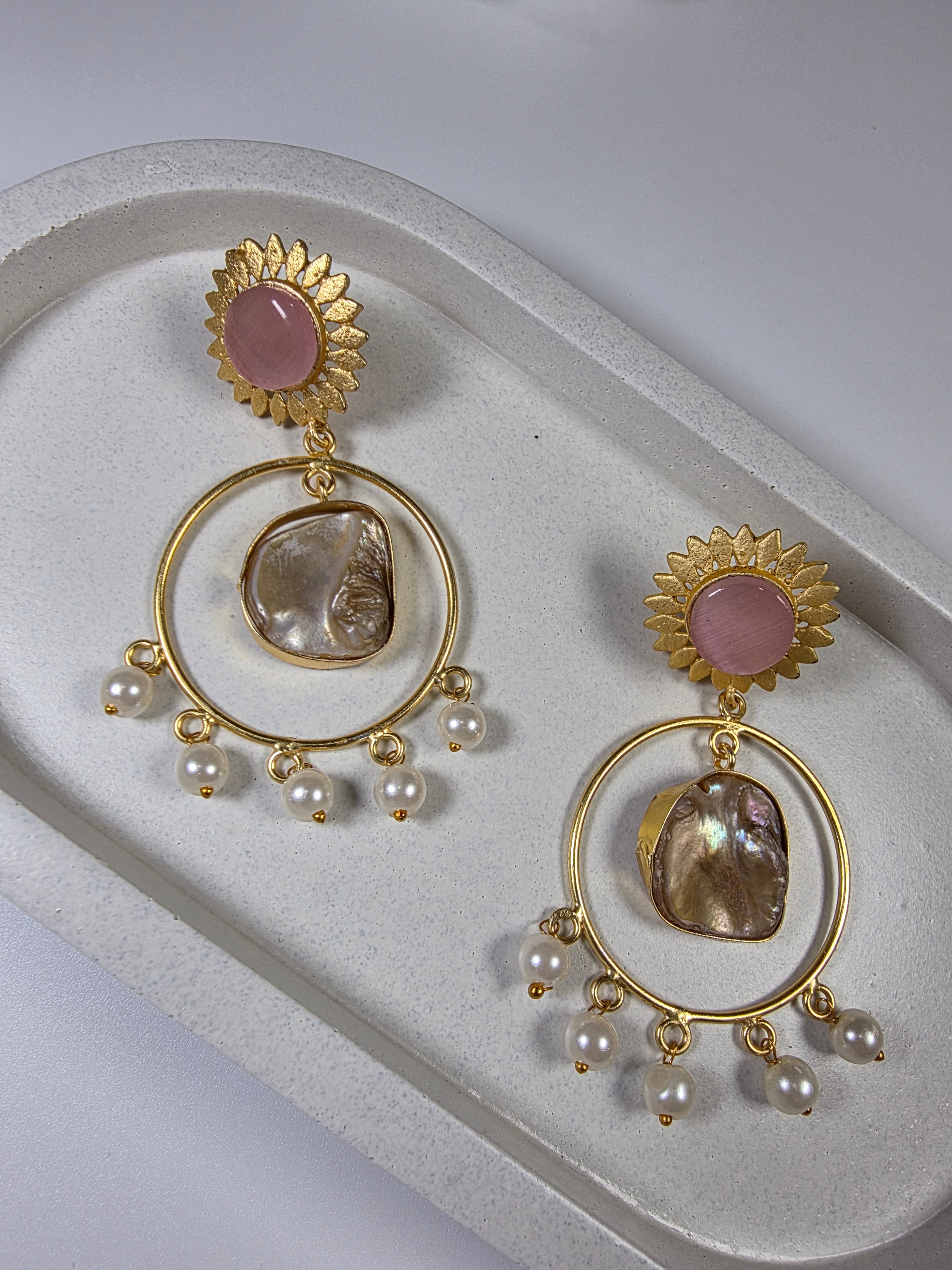 Aurela Pastel Pearl Dangles