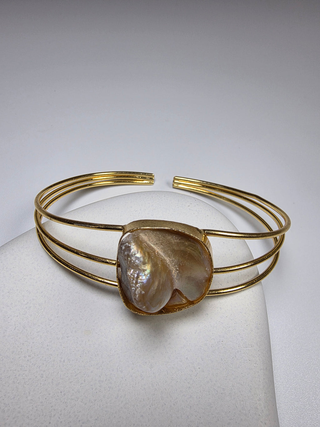 Lustrous Baroque Cuff