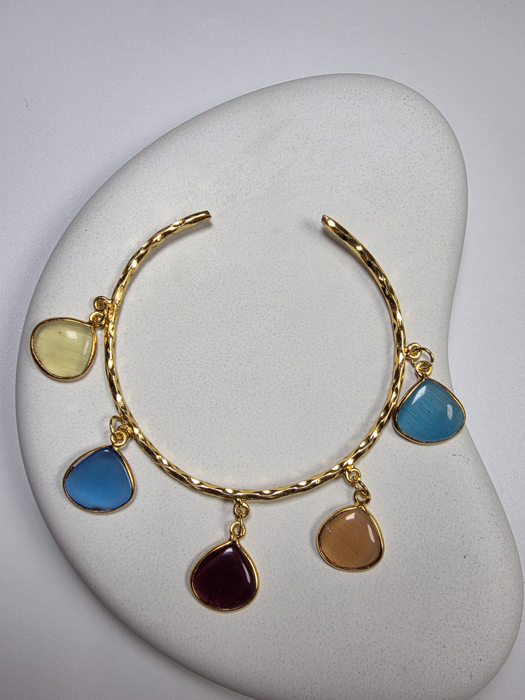 Gloss Stone Drop Cuff