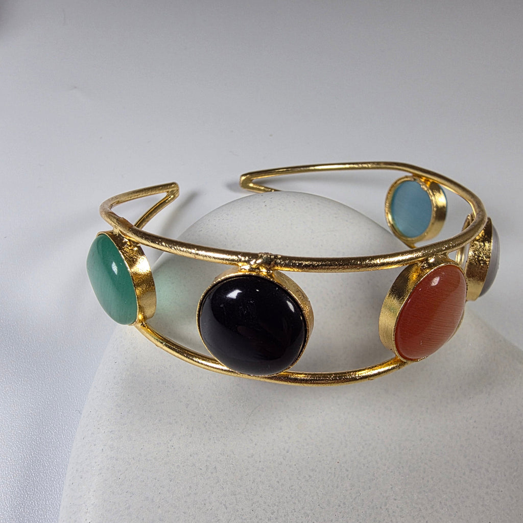 Multi-Colour Stone Bracelet