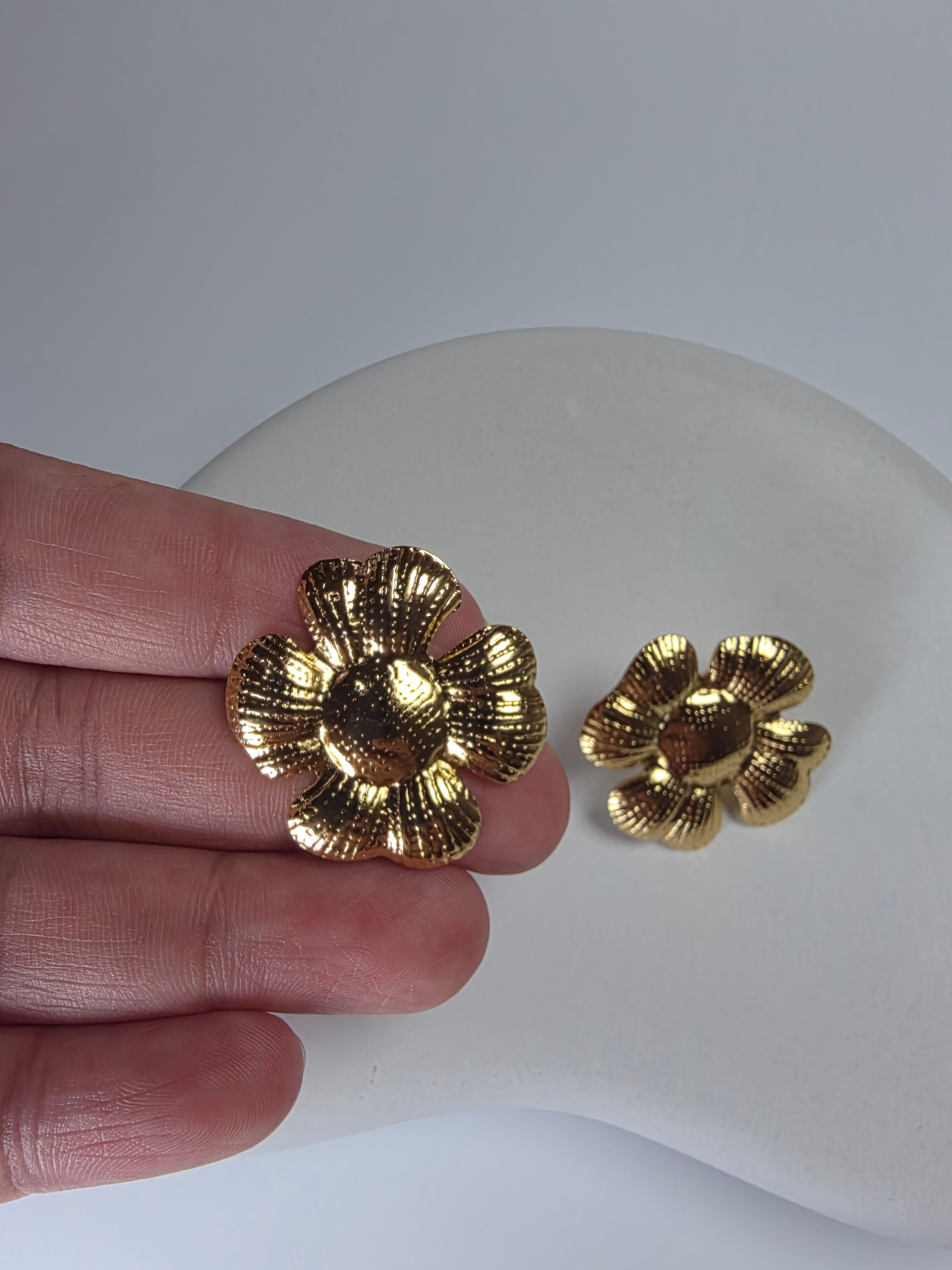 Flower Earrings Big