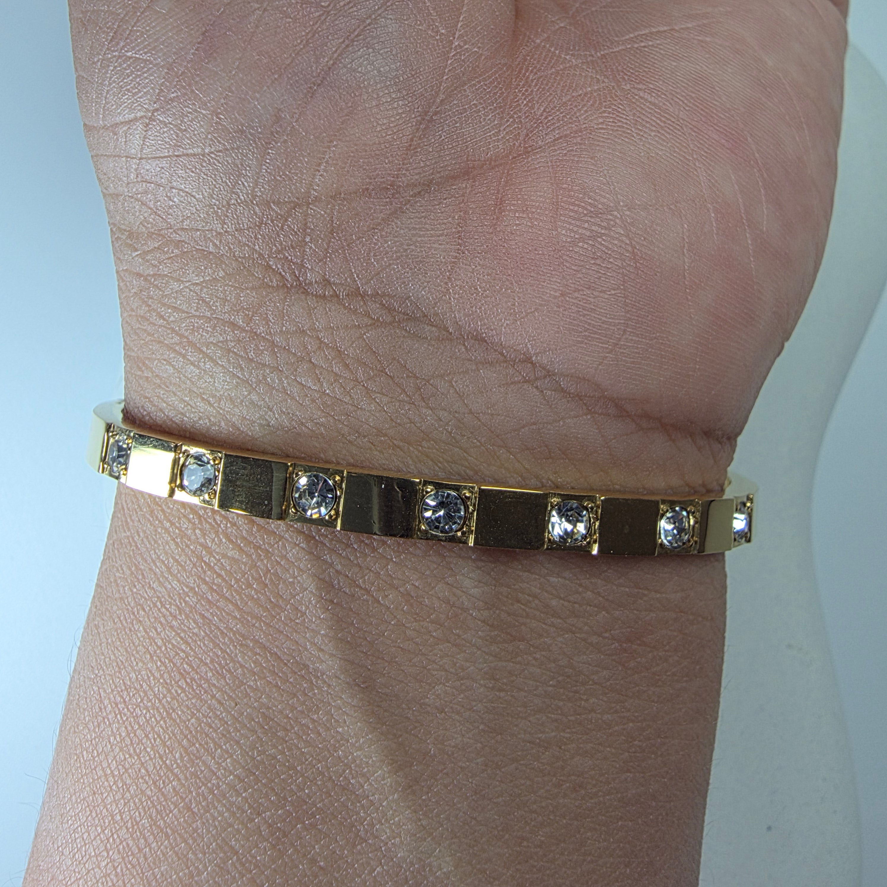 Minimalist Bracelet Square Stone