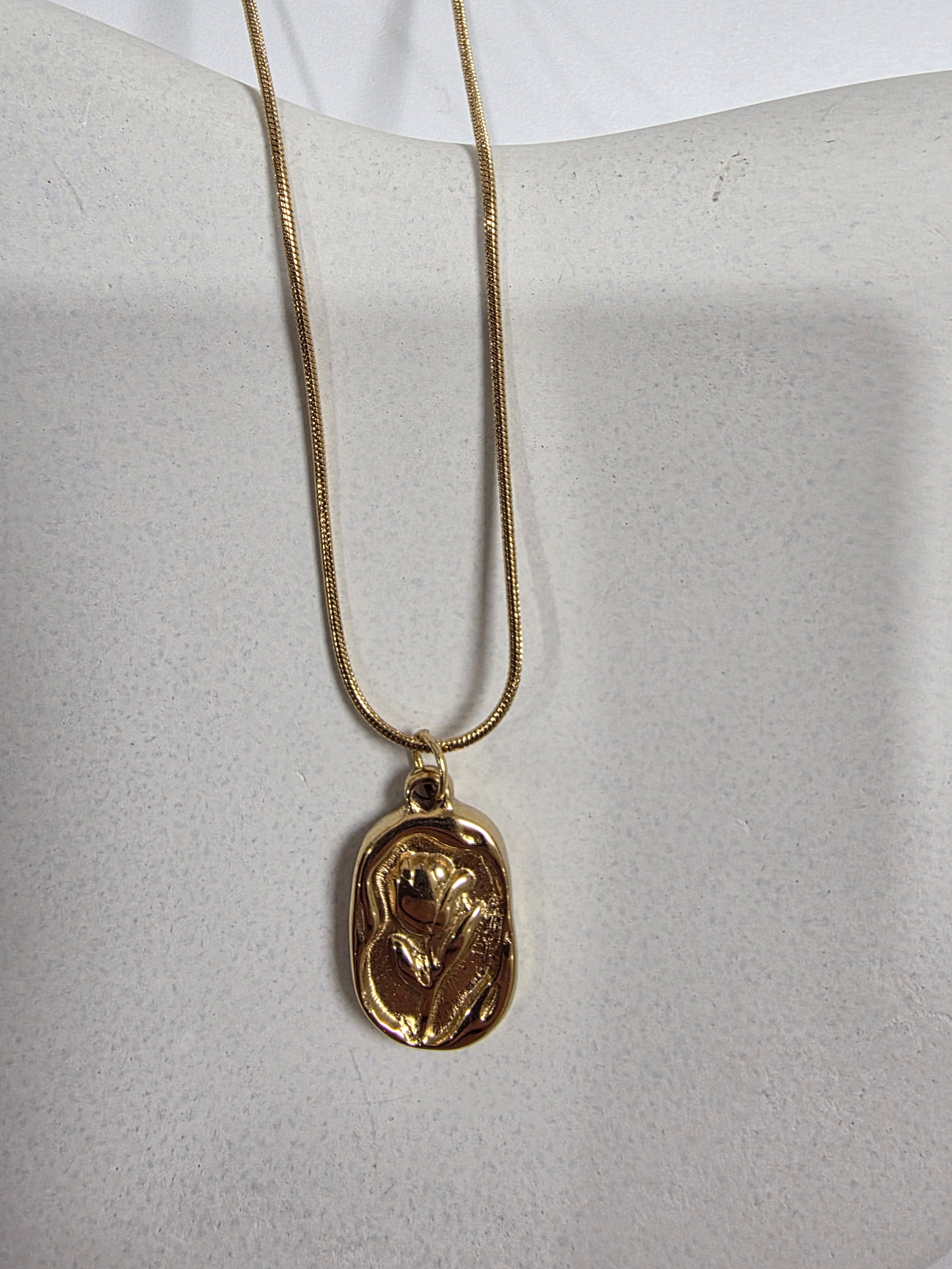 Golden Flower Necklace