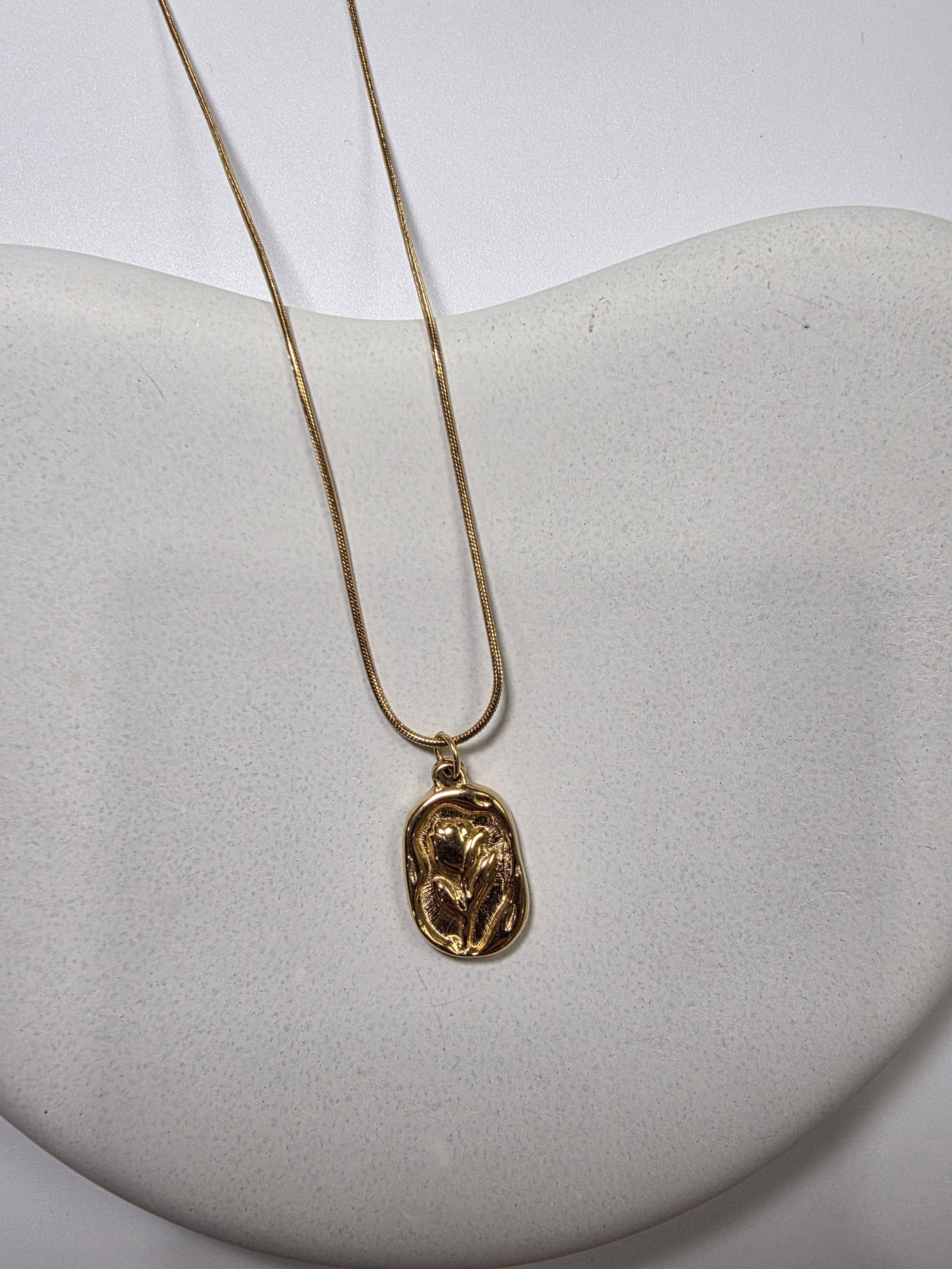 Golden Flower Necklace