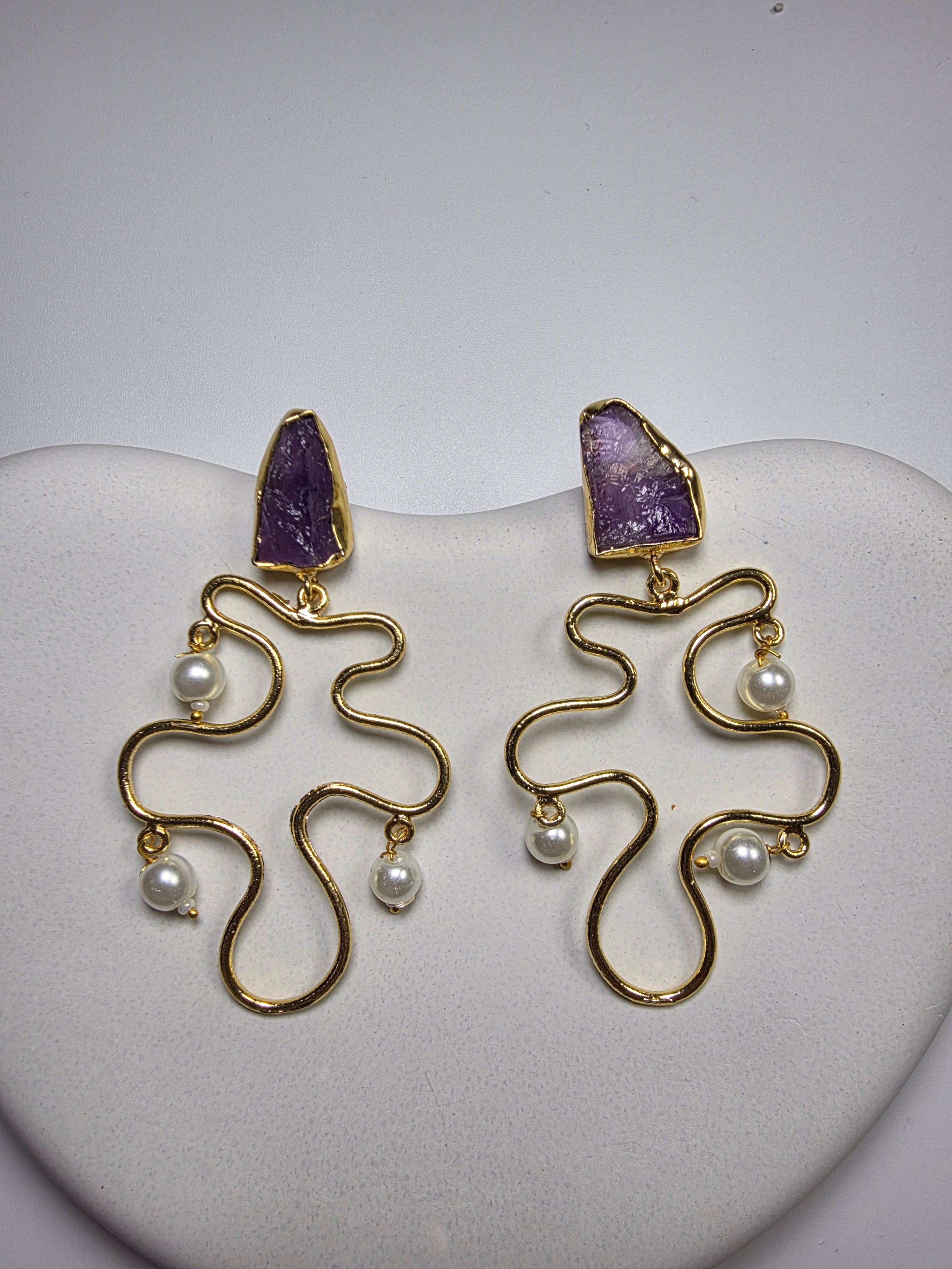 Zyra Abstract Earrings