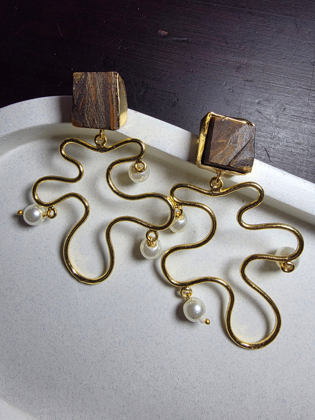 Zyra Abstract Earrings