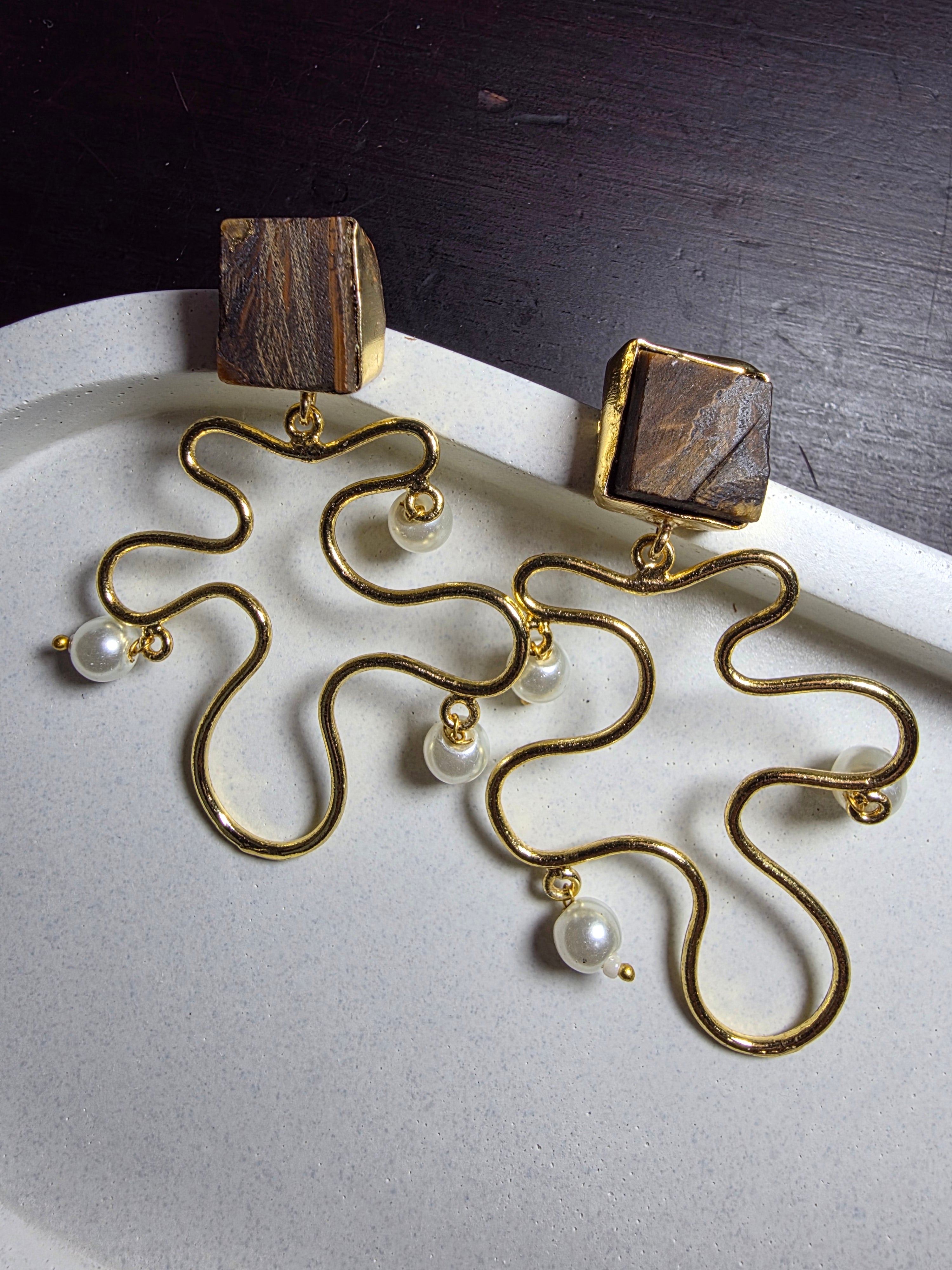 Zyra Abstract Earrings