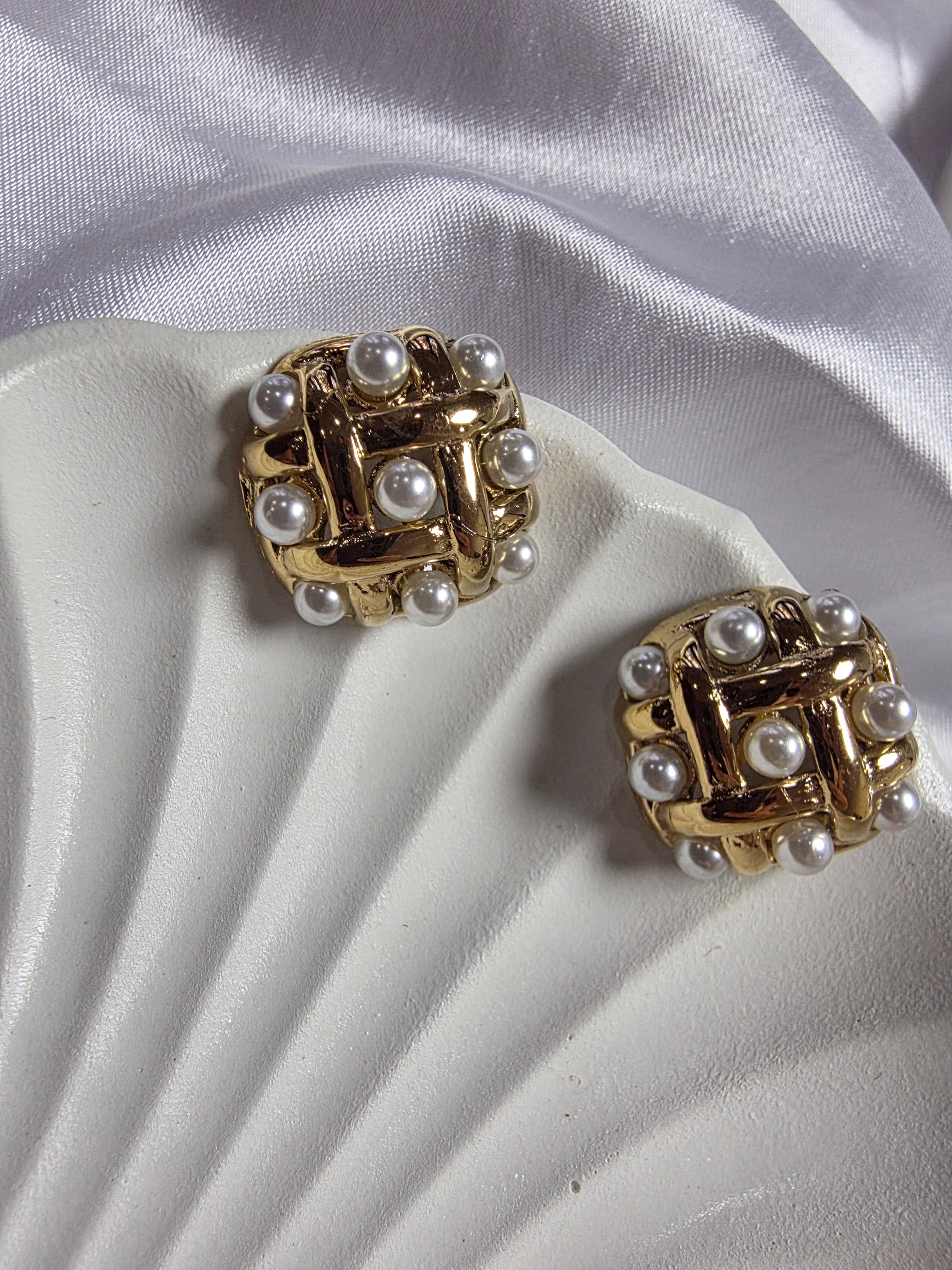 Pearl Studded Earrings