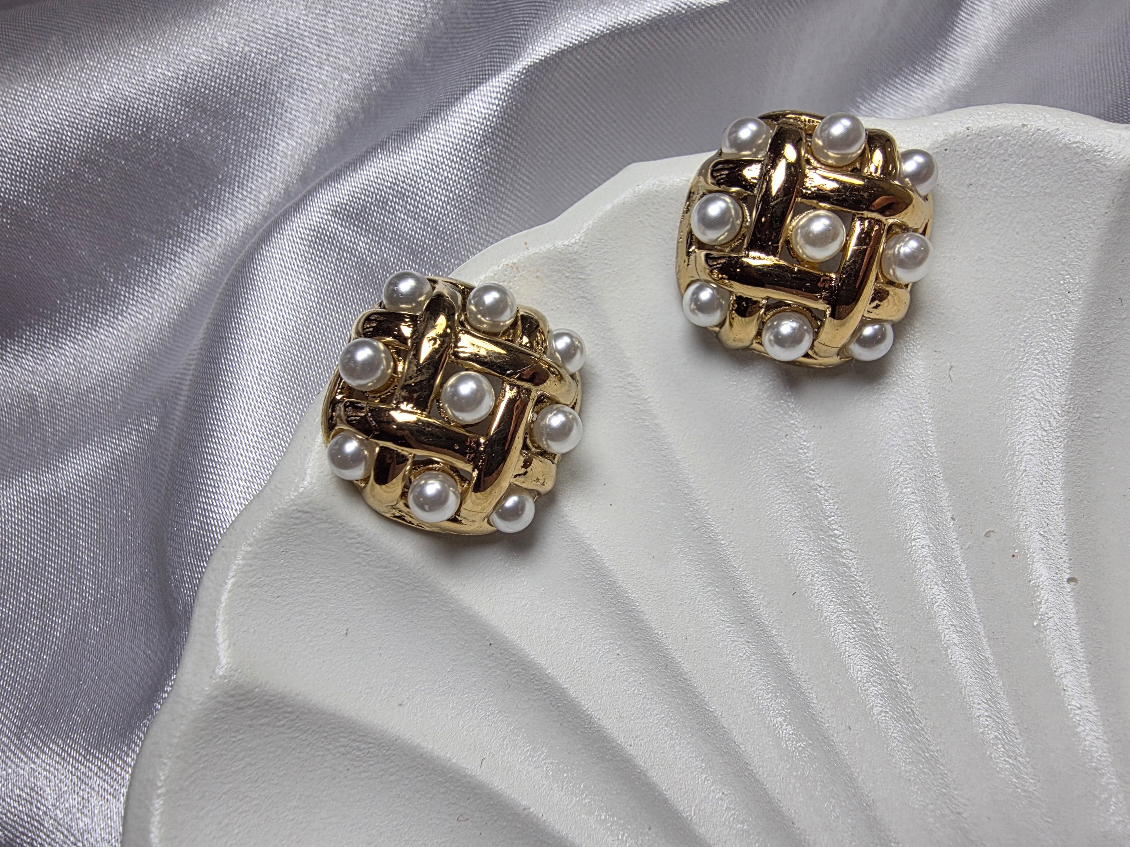 Pearl Studded Earrings