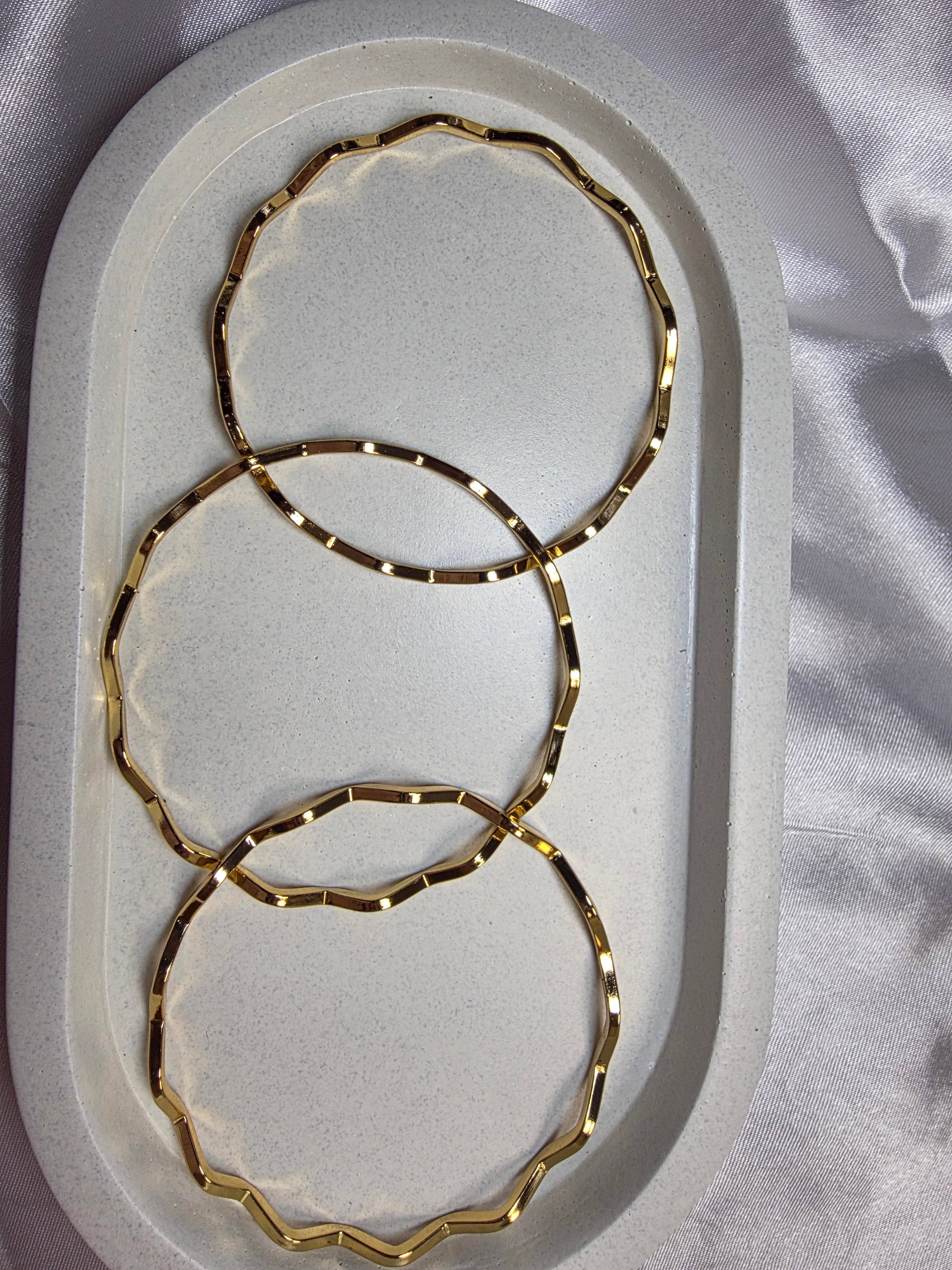 Zig Zag Bangle Set of 3