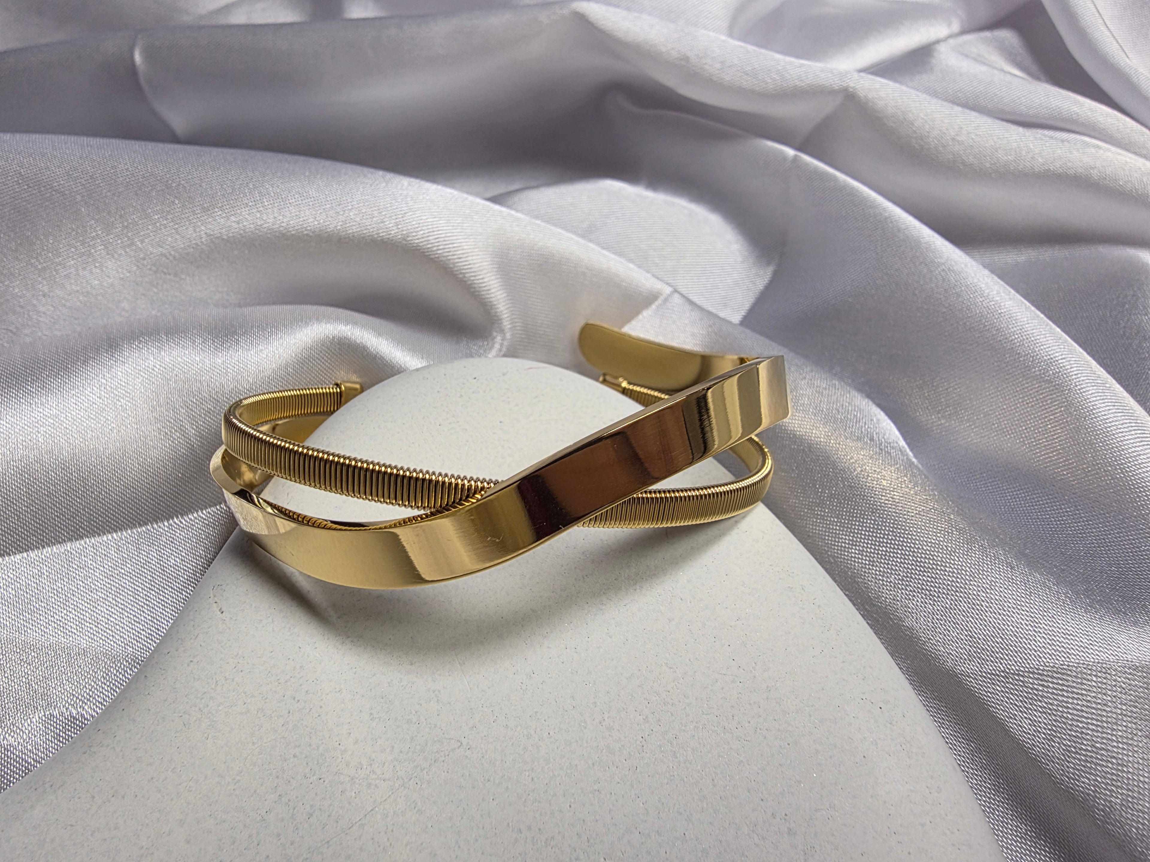 Criss Cross Cuff Bracelet