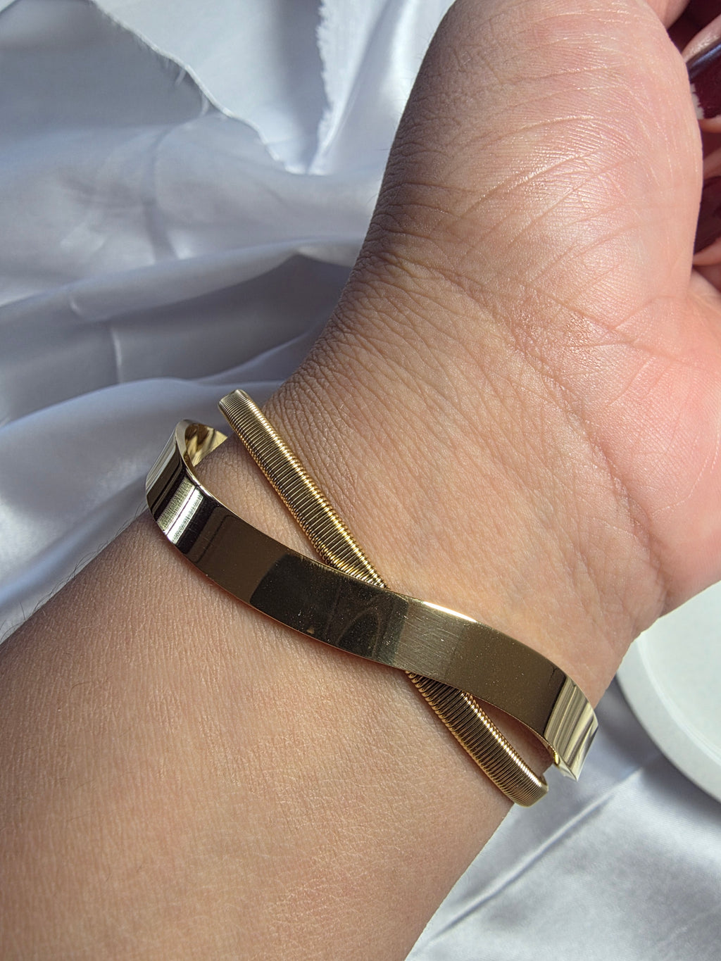 Criss Cross Cuff Bracelet