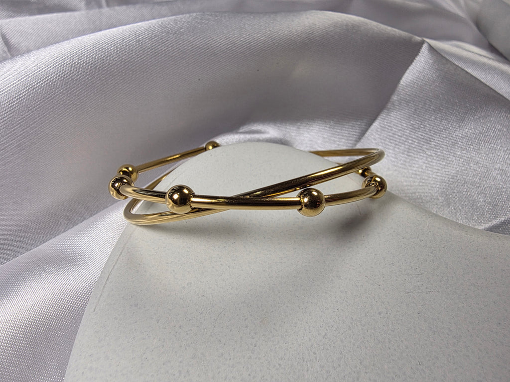 Criss Cross Bauble Bracelet