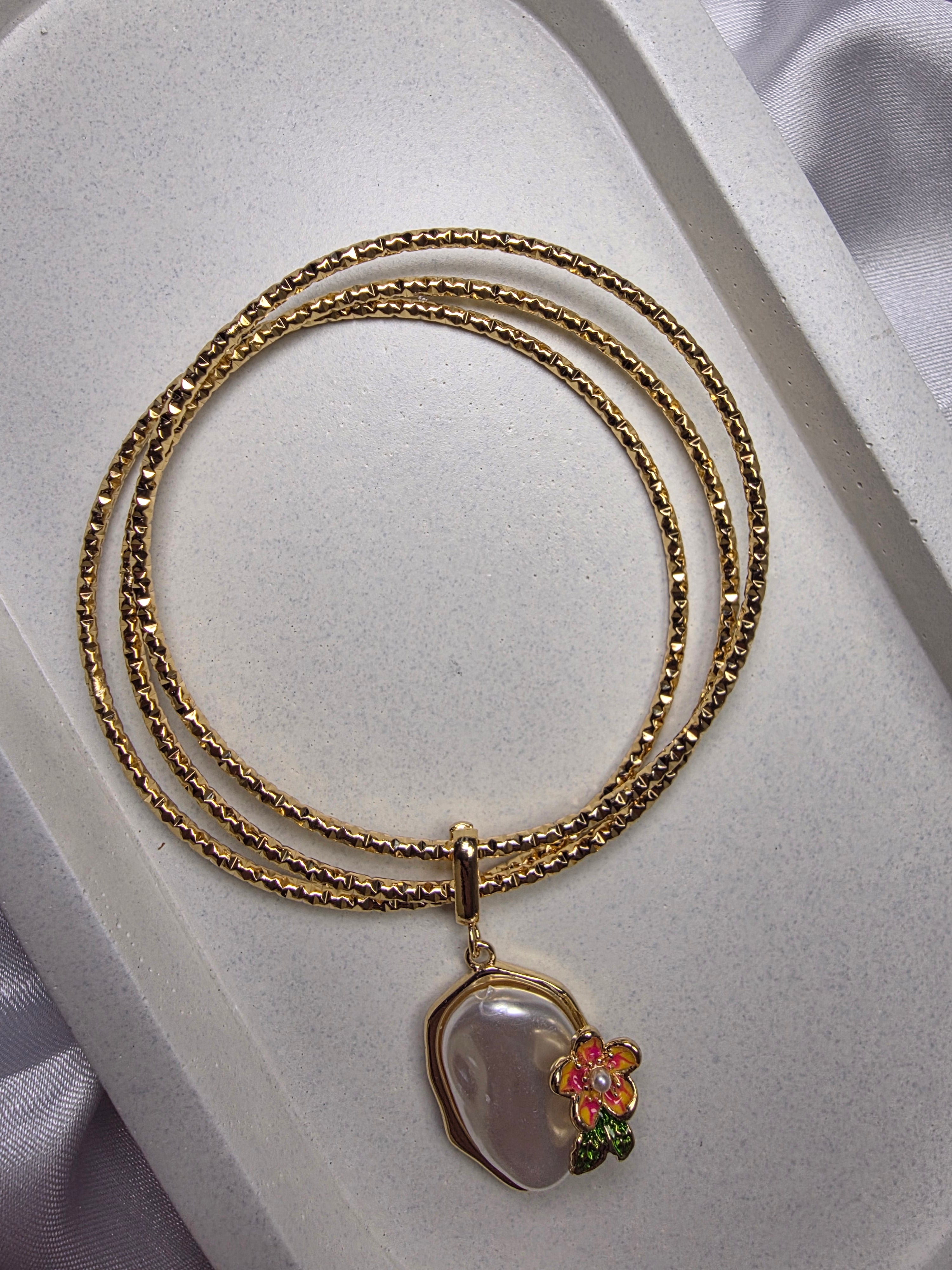 Enamel Drop Set of 3 Bracelet