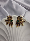 Emerald Rays Earrings