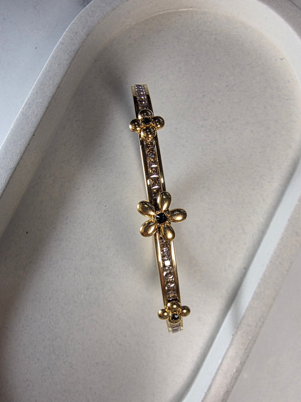 Floral Bling Bracelet