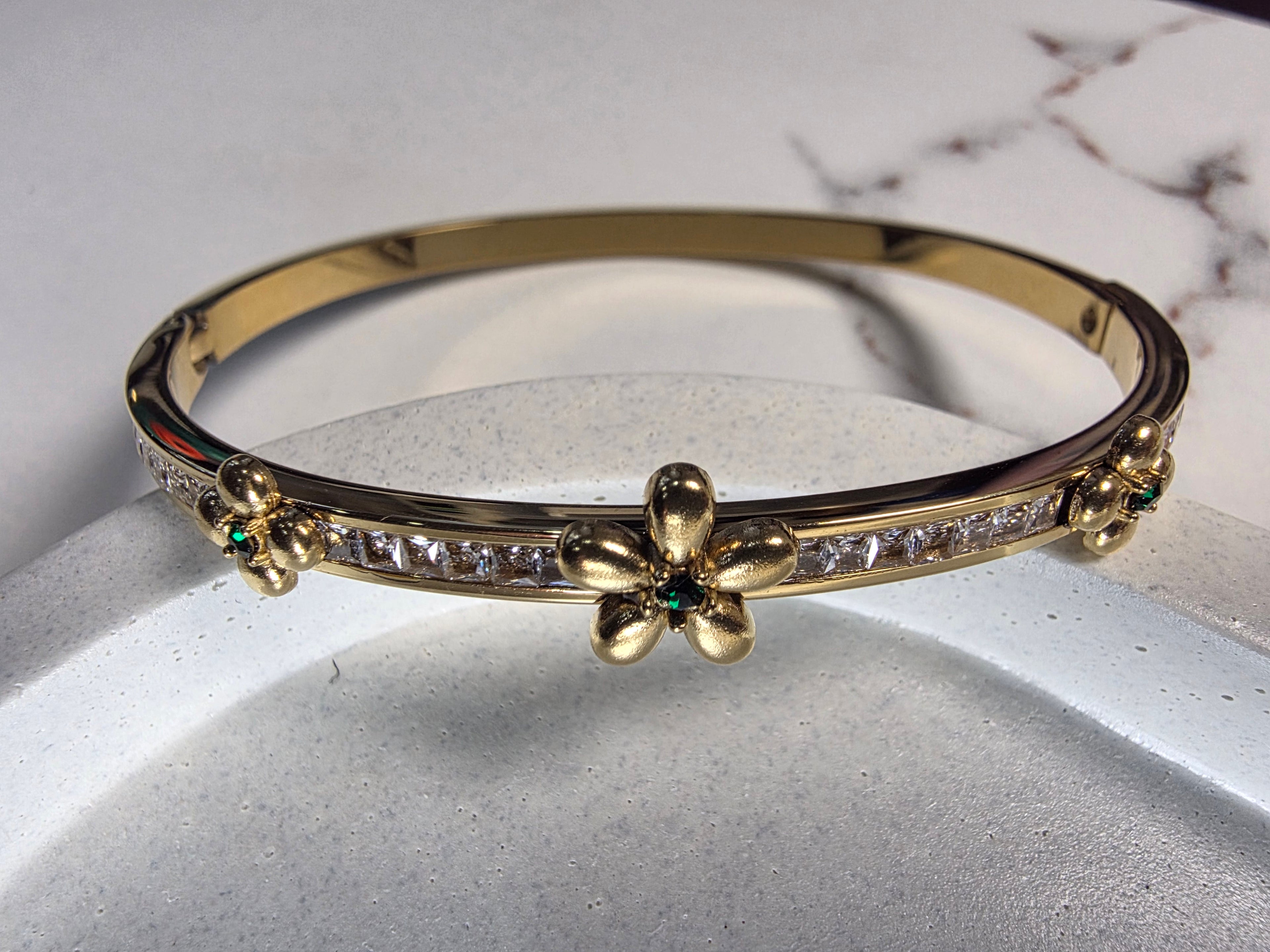 Floral Bling Bracelet