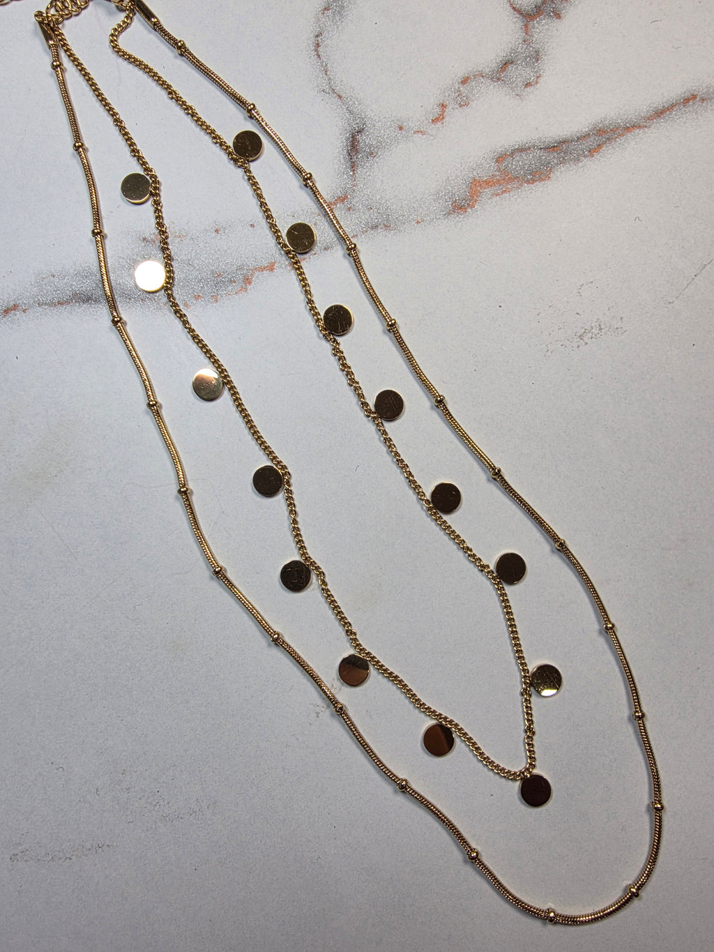 Double Layer Orbit Necklace
