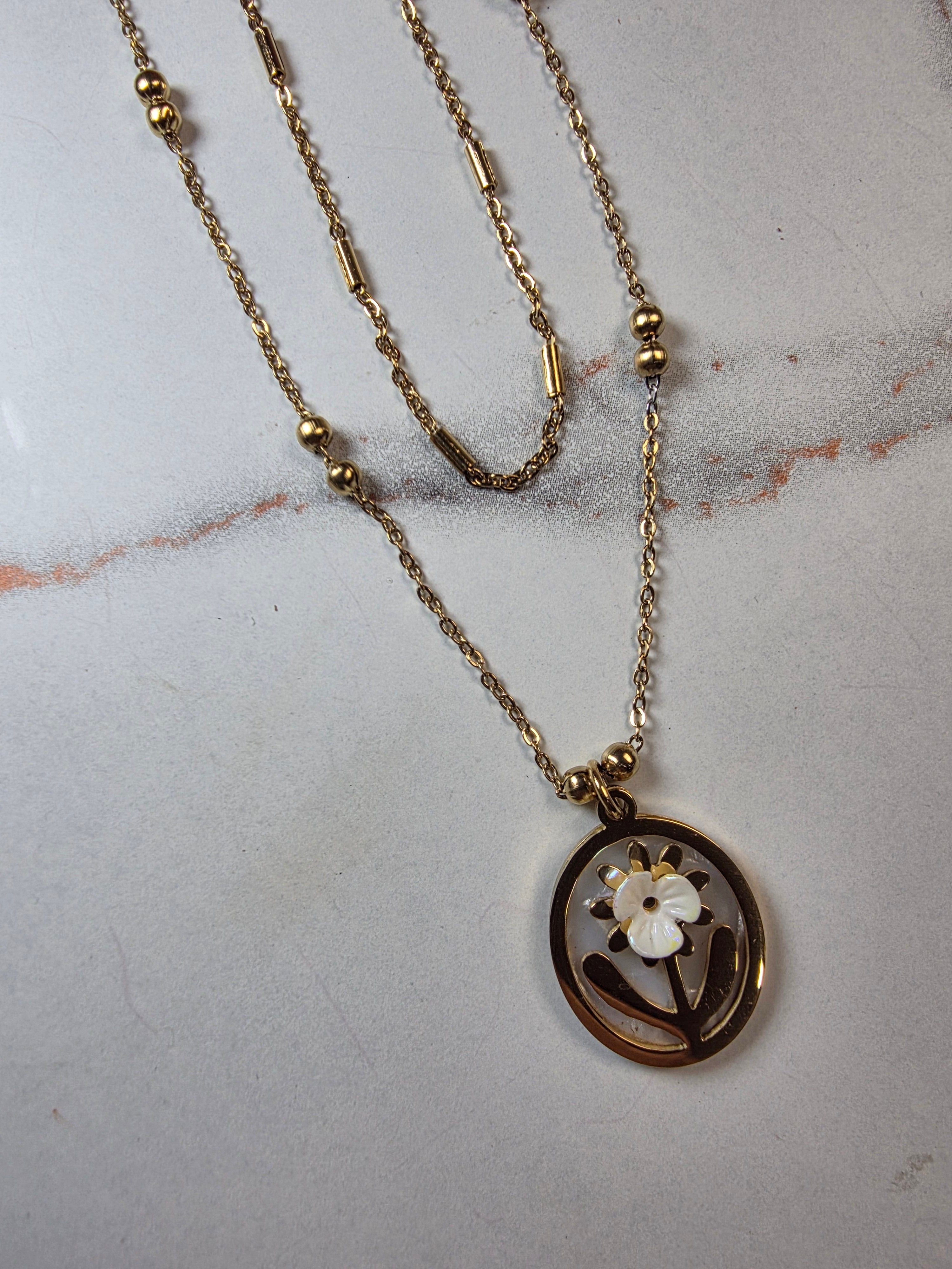 Pearl Blossom Necklace