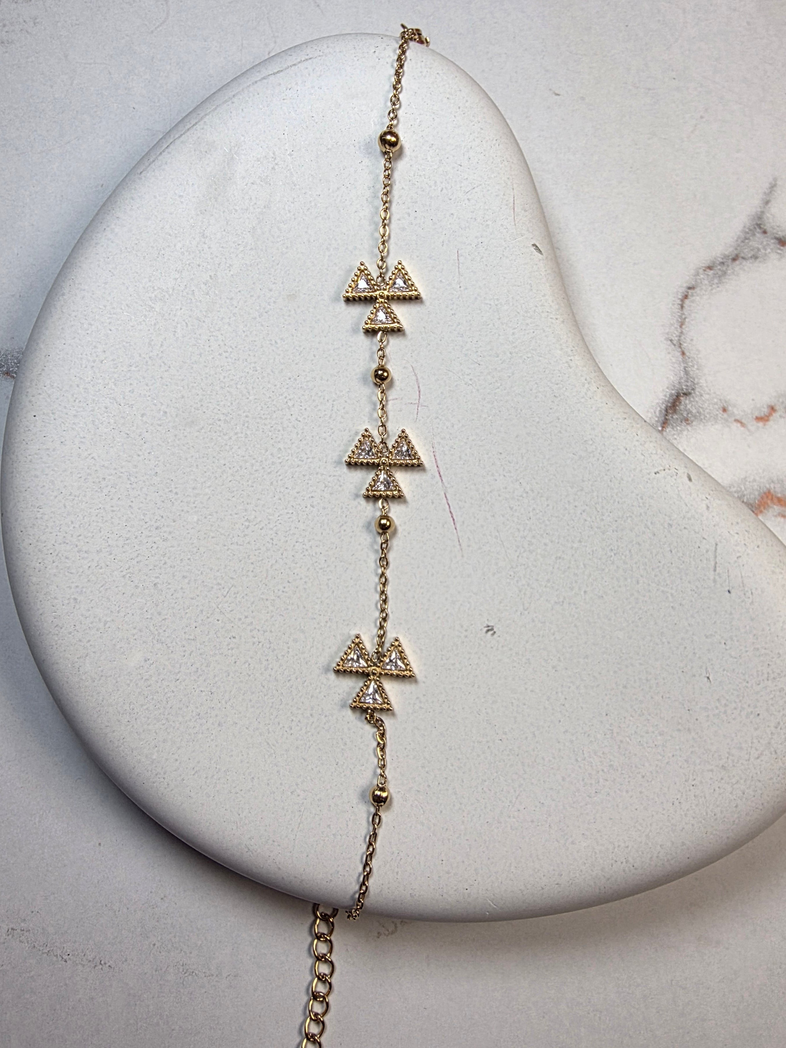 Pinwheel Link Bracelet