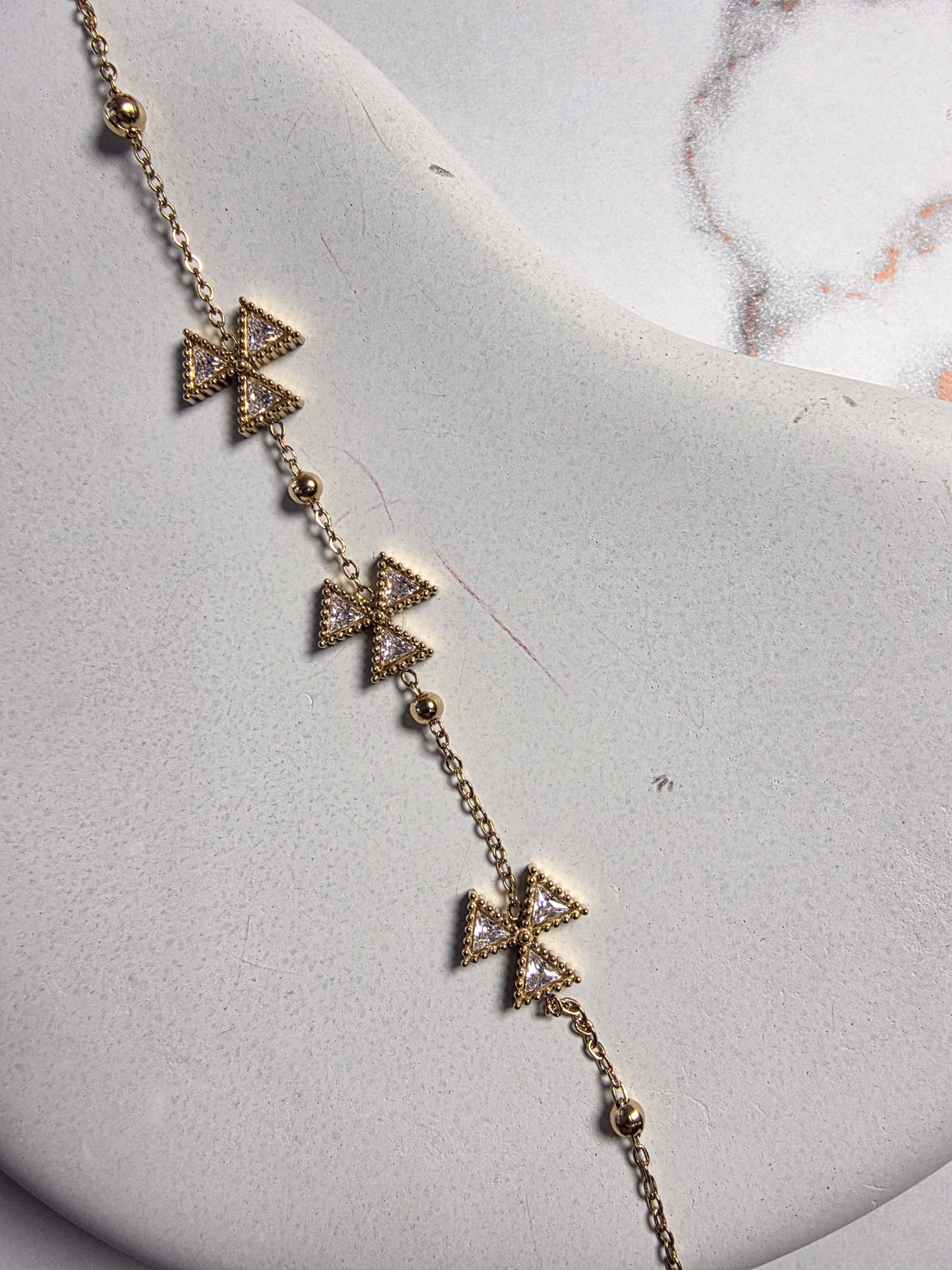 Pinwheel Link Bracelet