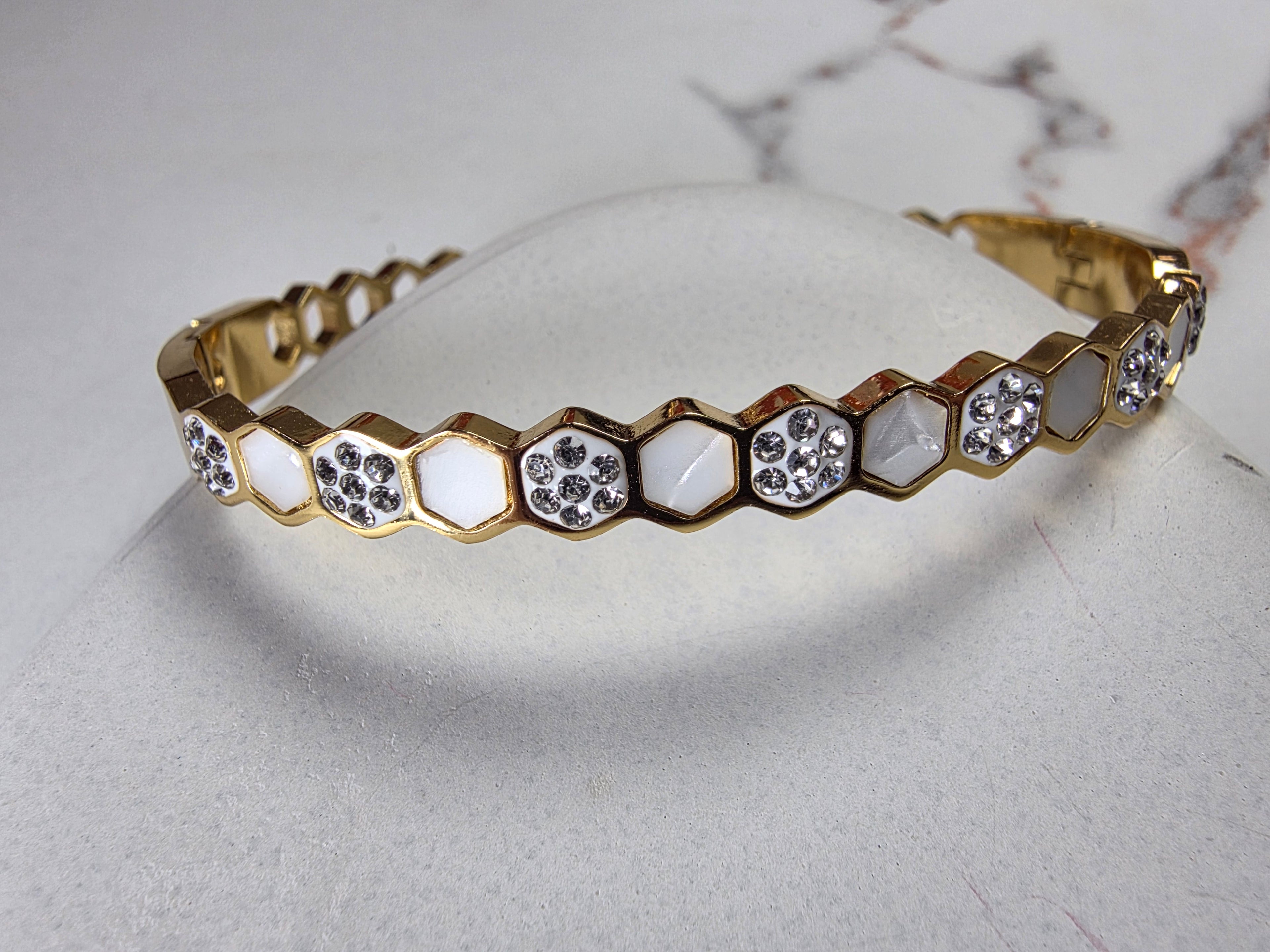Honeycomb Sparkle Bracelet