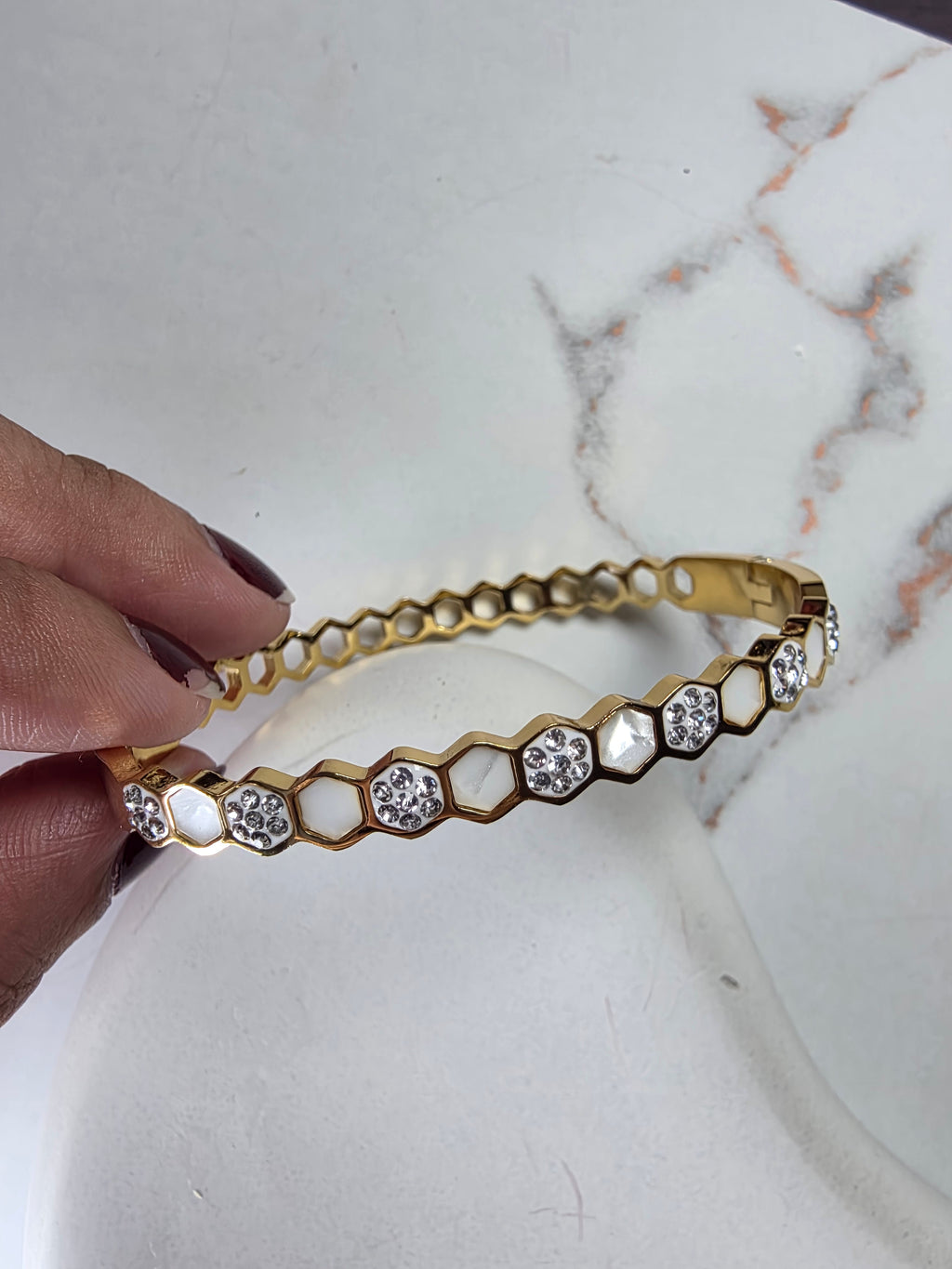 Honeycomb Sparkle Bracelet