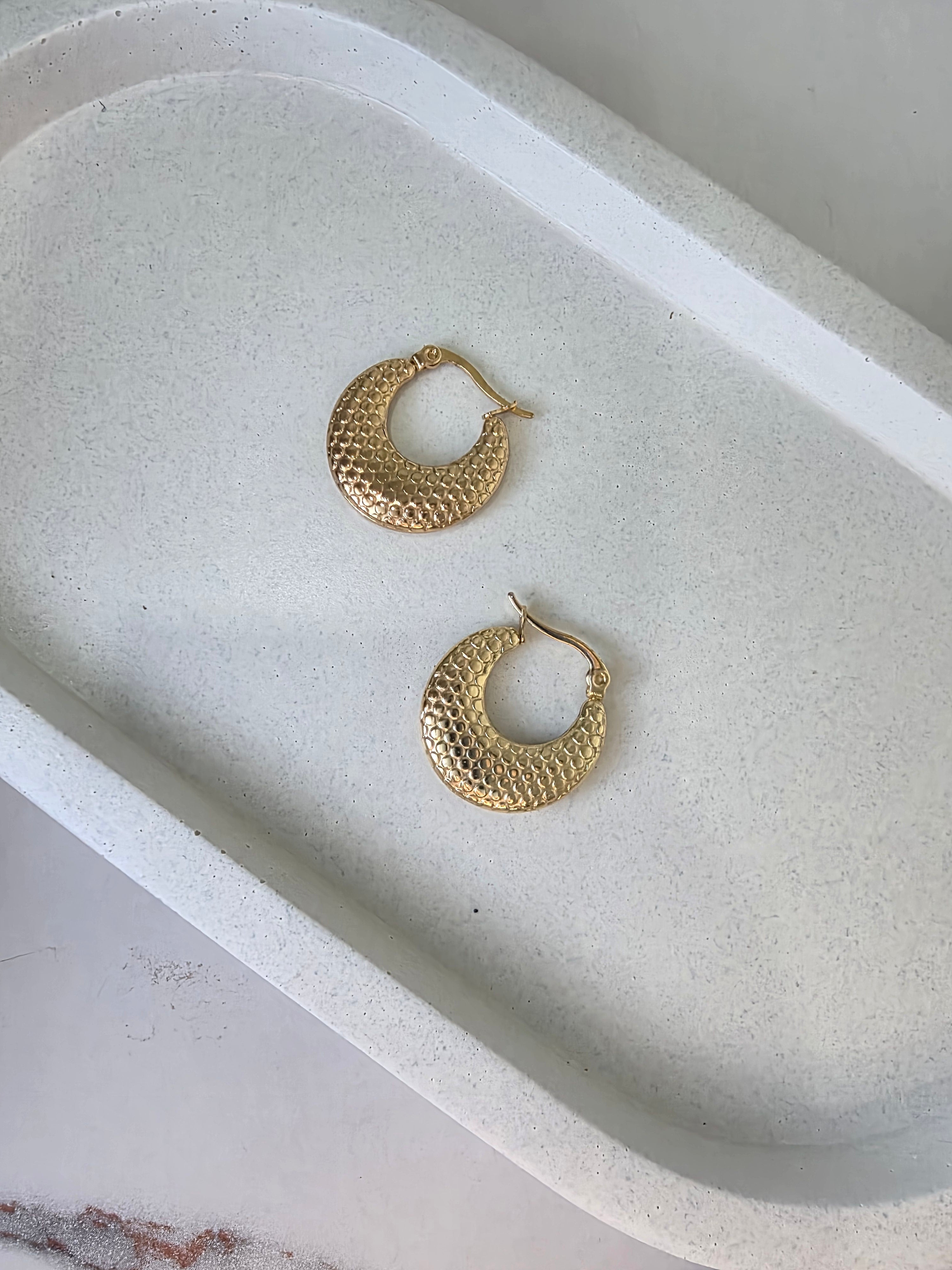 Hammered Hoops