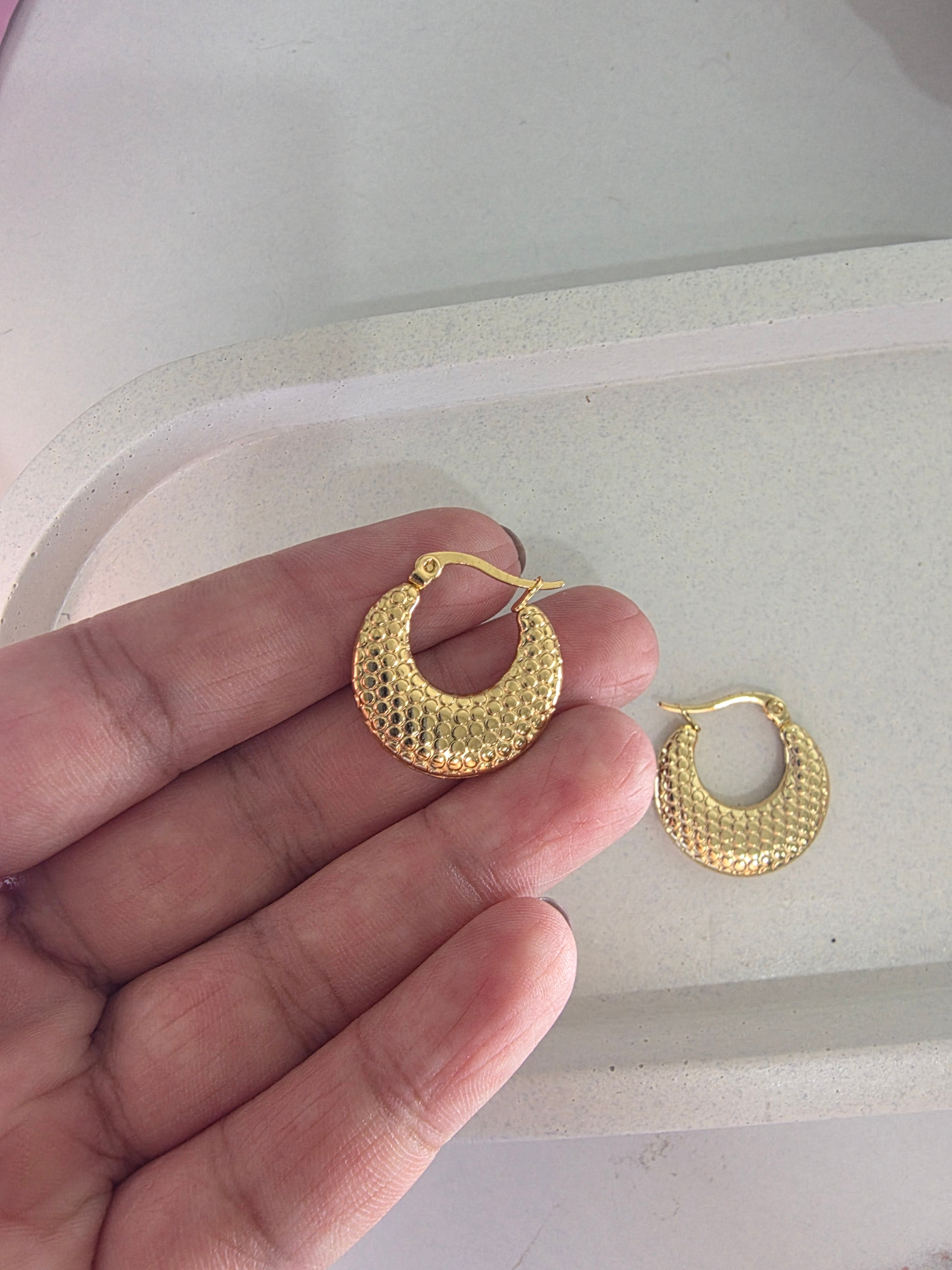 Hammered Hoops