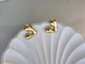 Peekaboo Heart Stud