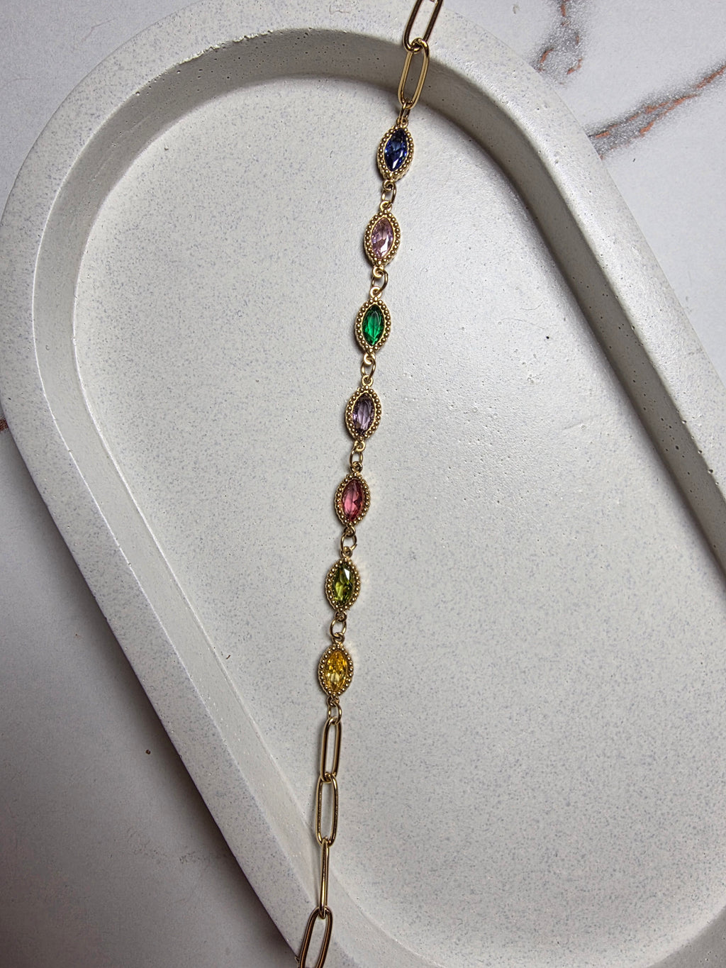 Rainbow Link Bracelet