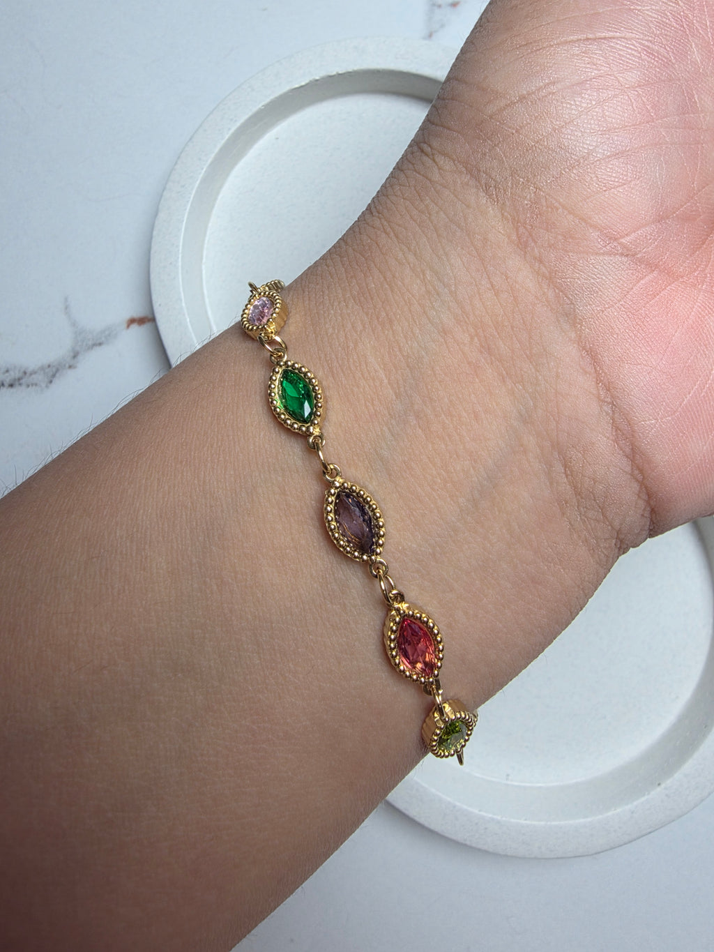 Rainbow Link Bracelet