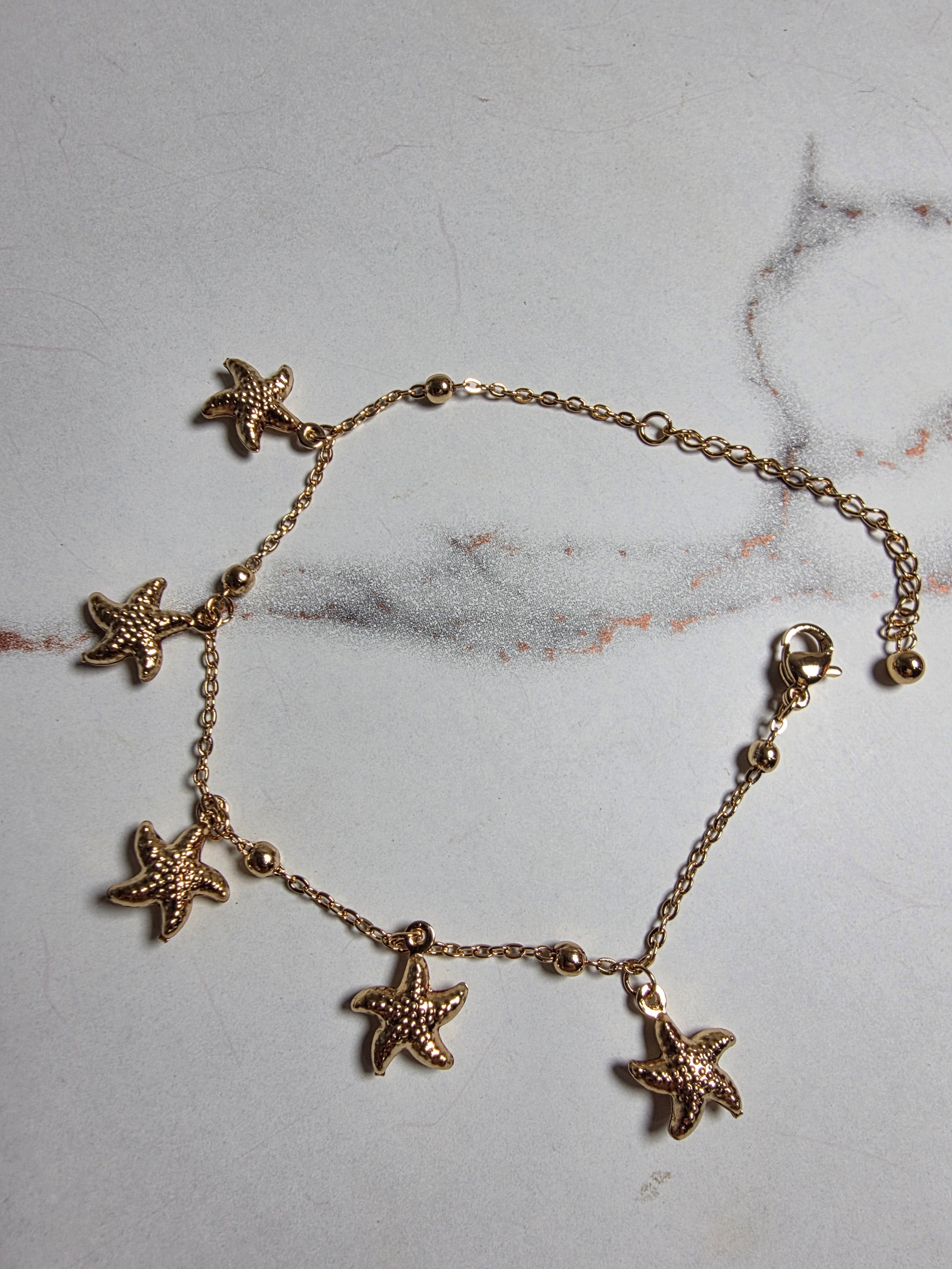 Starfish Charm Bracelet