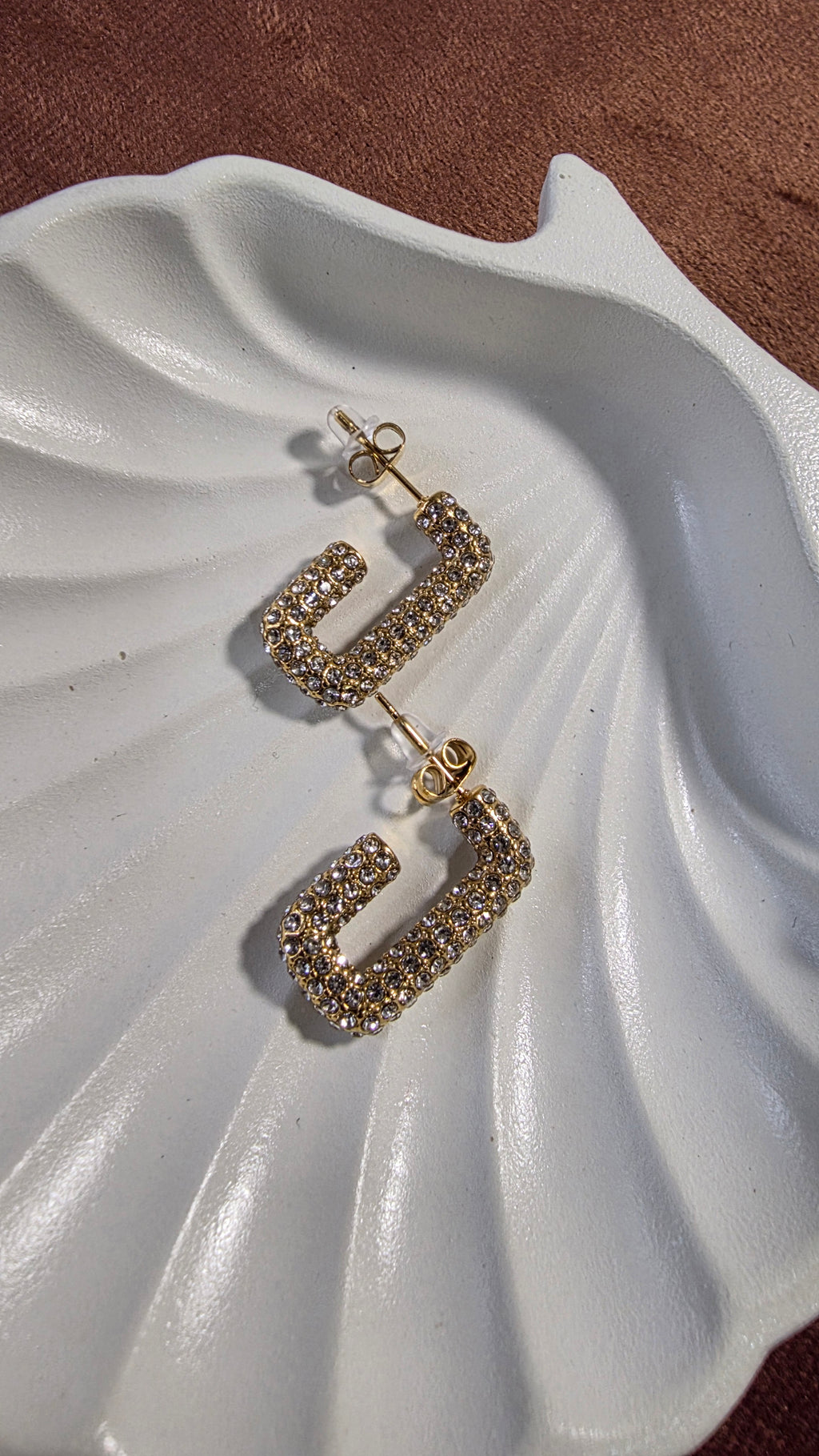 Rectangle Pavé Hoops
