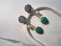 Empress Malachite Earrings