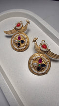 Mor Kusum Earrings - Multi