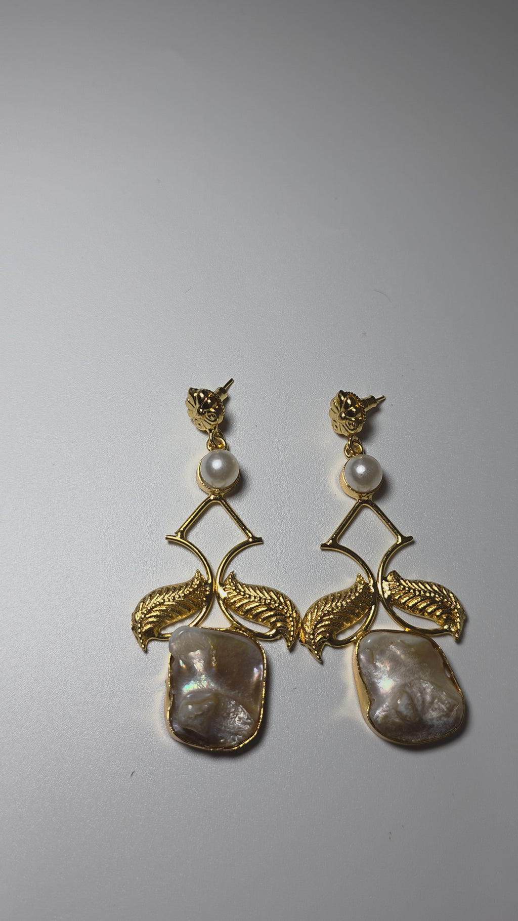 Baroque Pearl Dangler Earrings