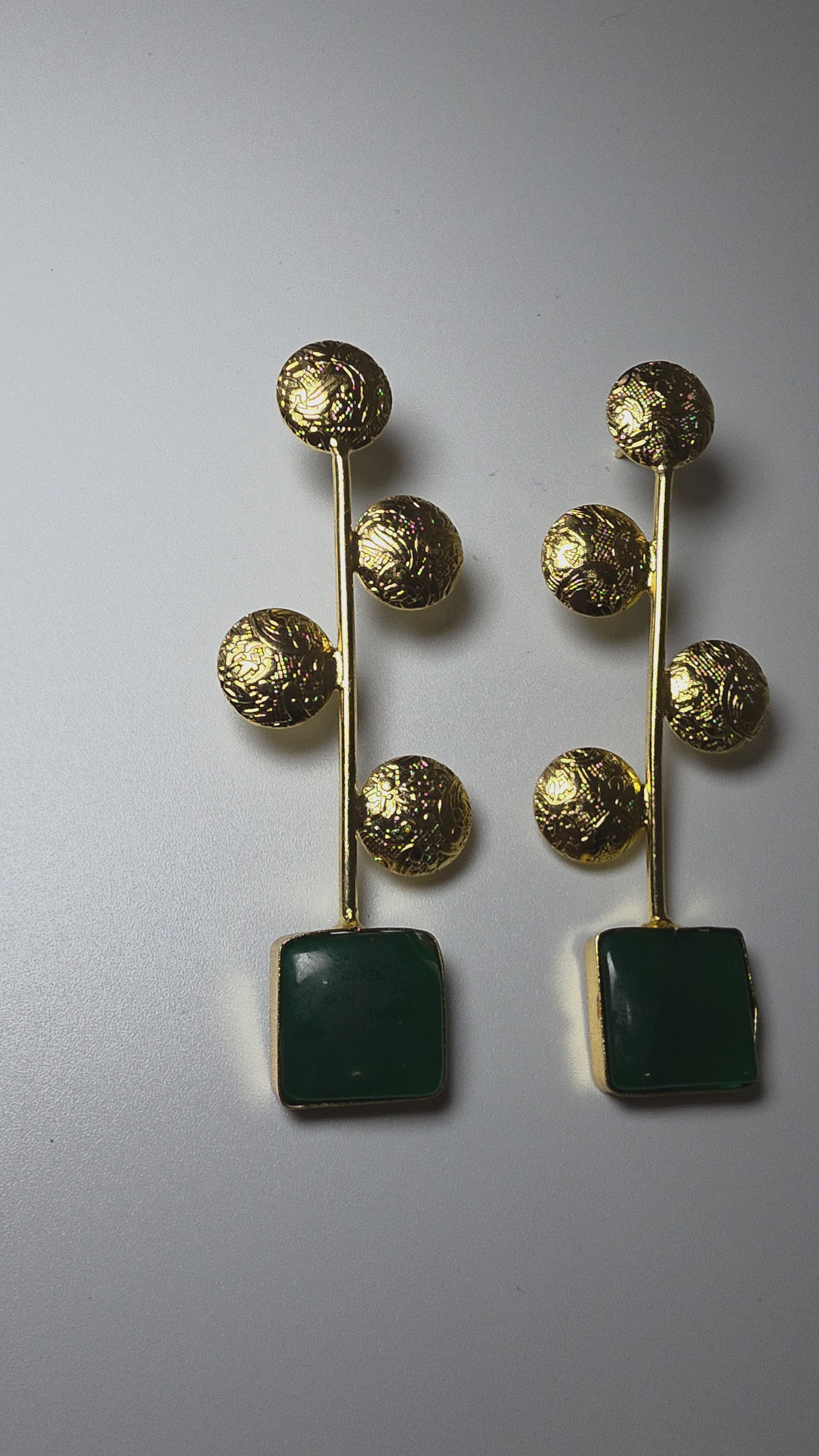 Golden Dangler Earrings