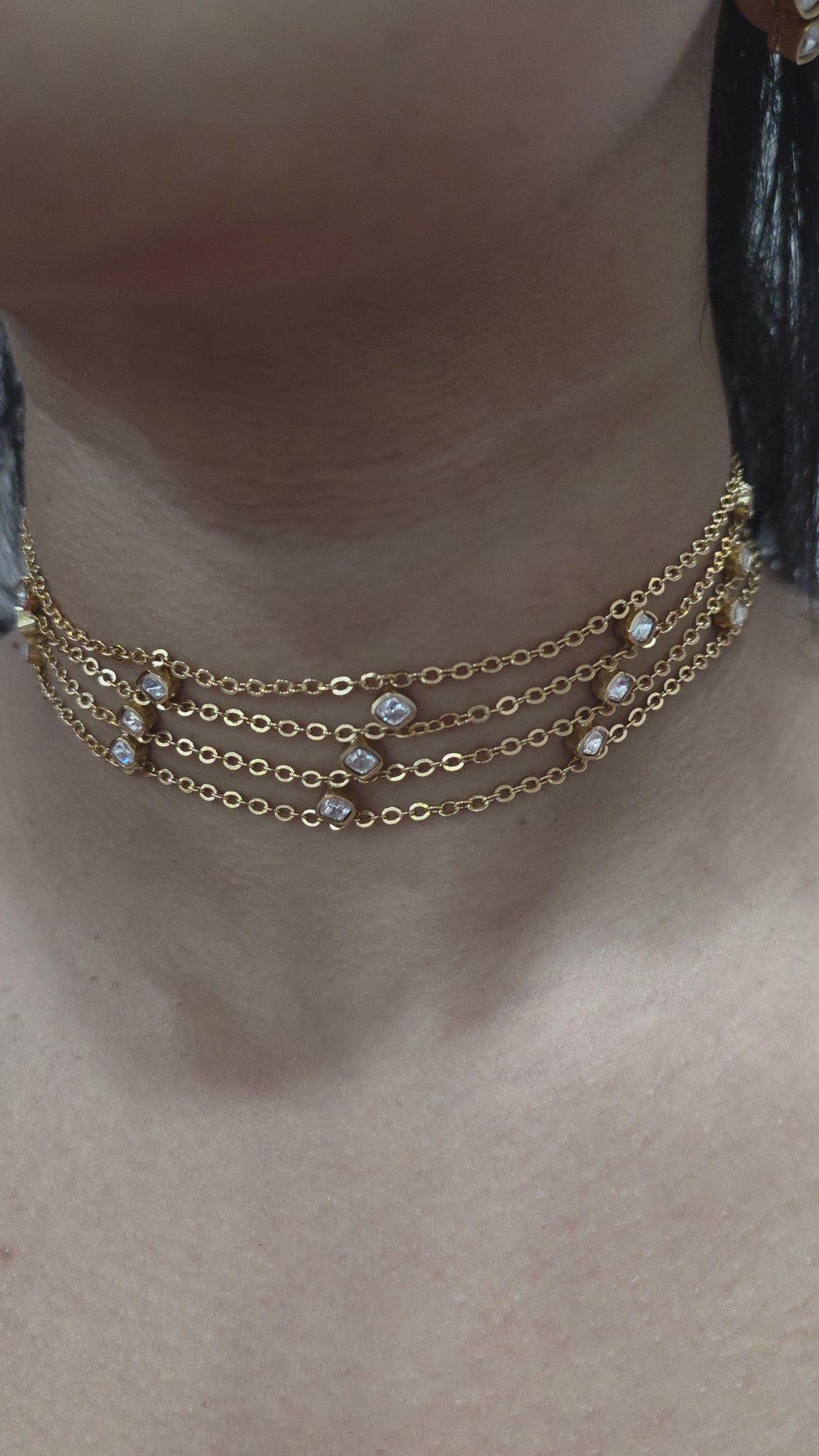 Lehera Polki Choker Set