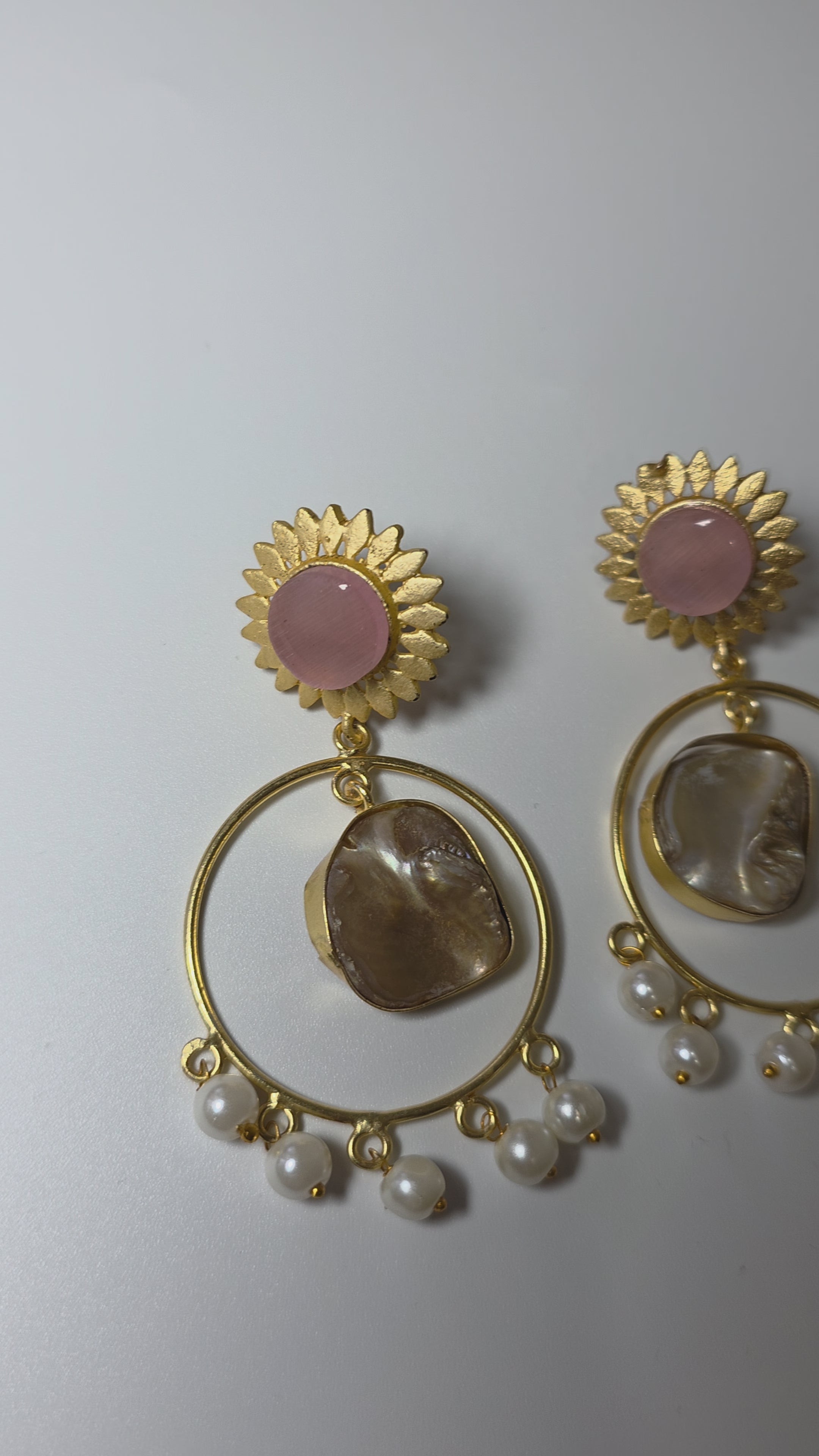 Aurela Pastel Pearl Dangles