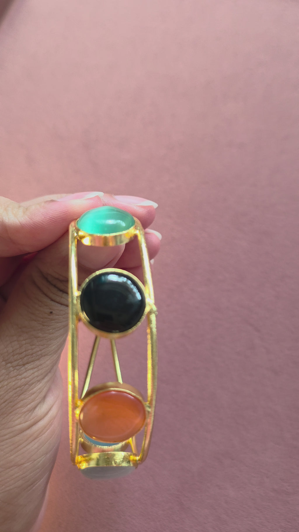 Multi-Colour Stone Bracelet