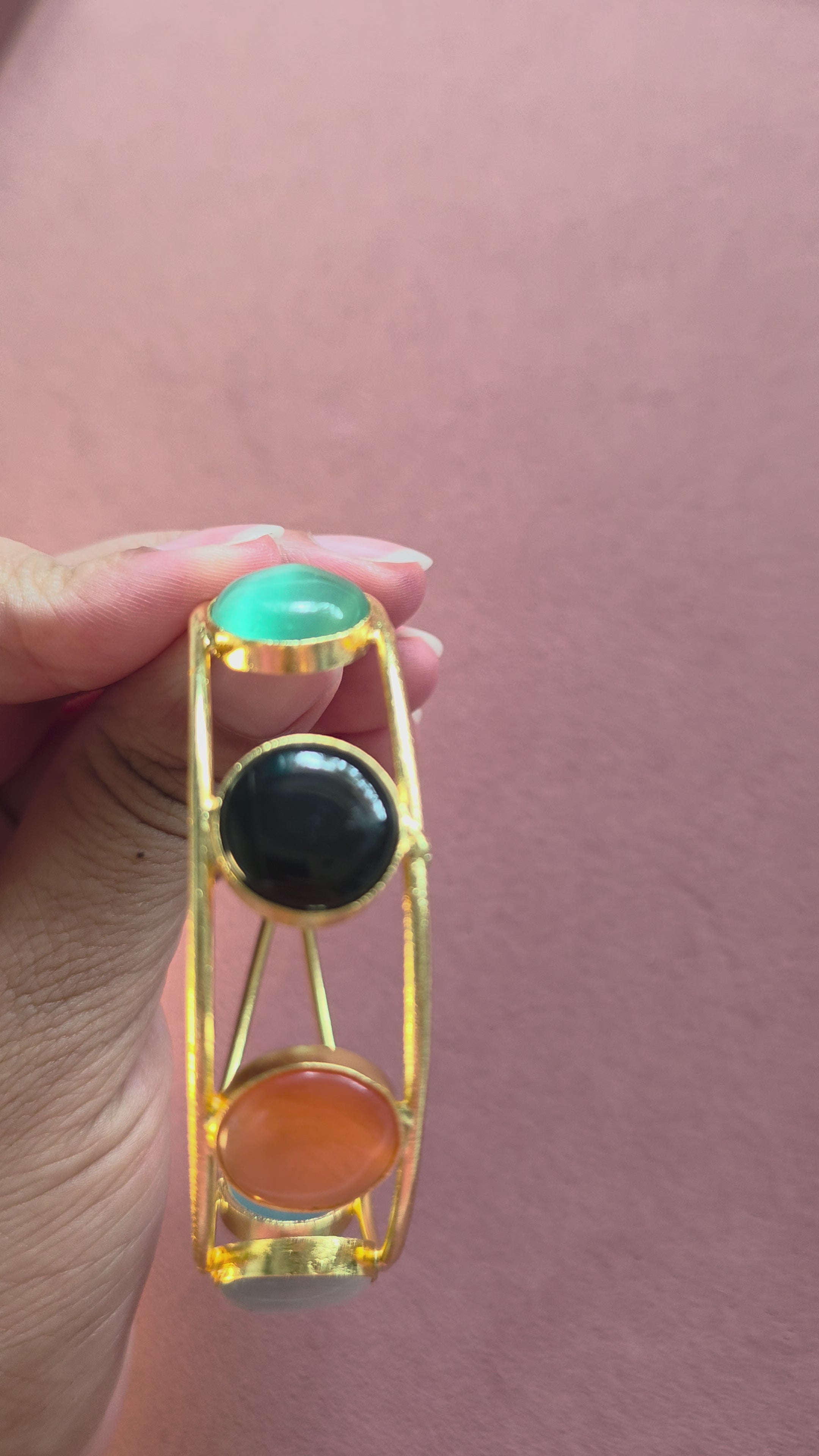 Multi-Colour Stone Bracelet